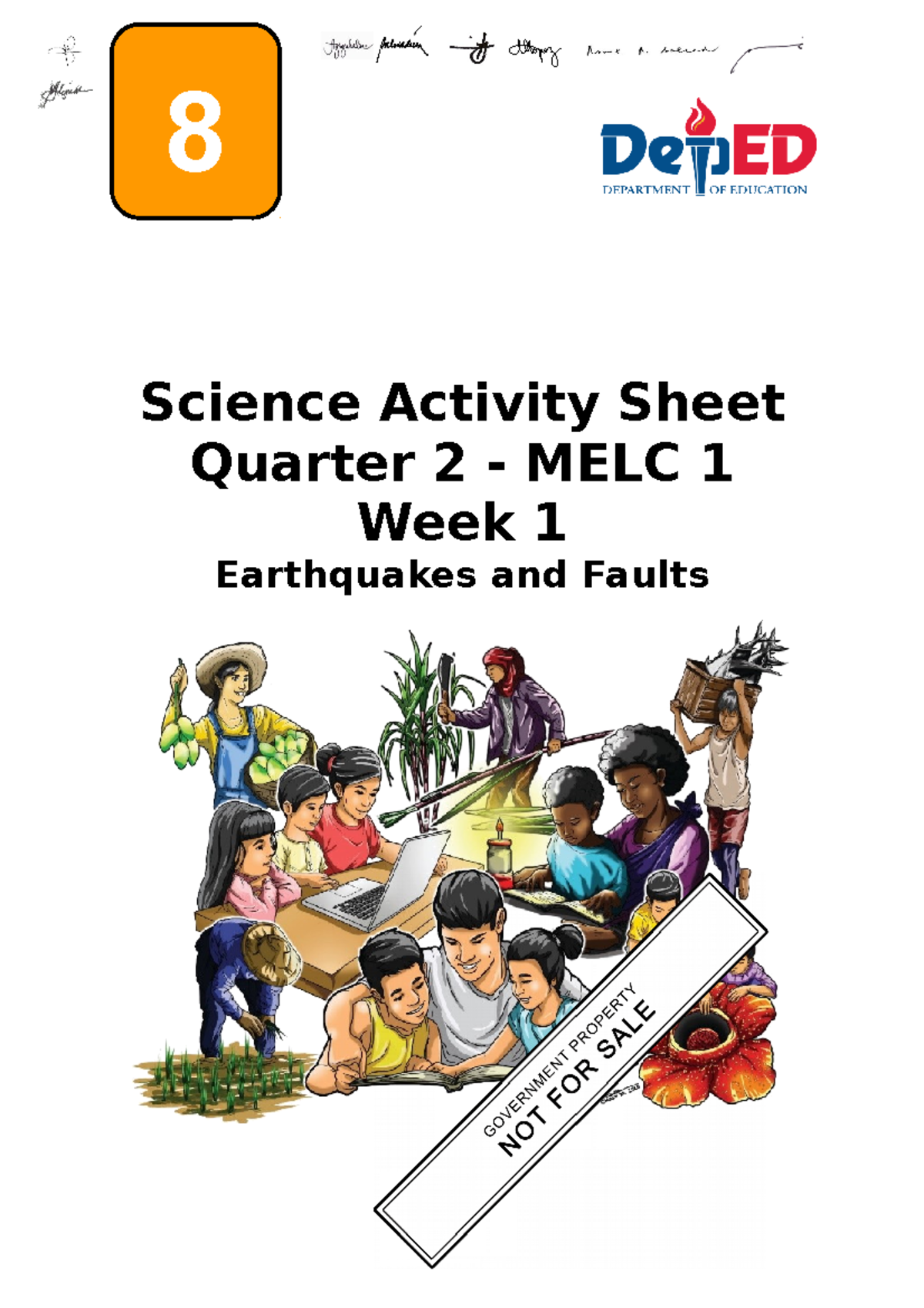 LAS Science 8 MELC 1 Q2 Week-1 - Science Activity Sheet Quarter 2 ...