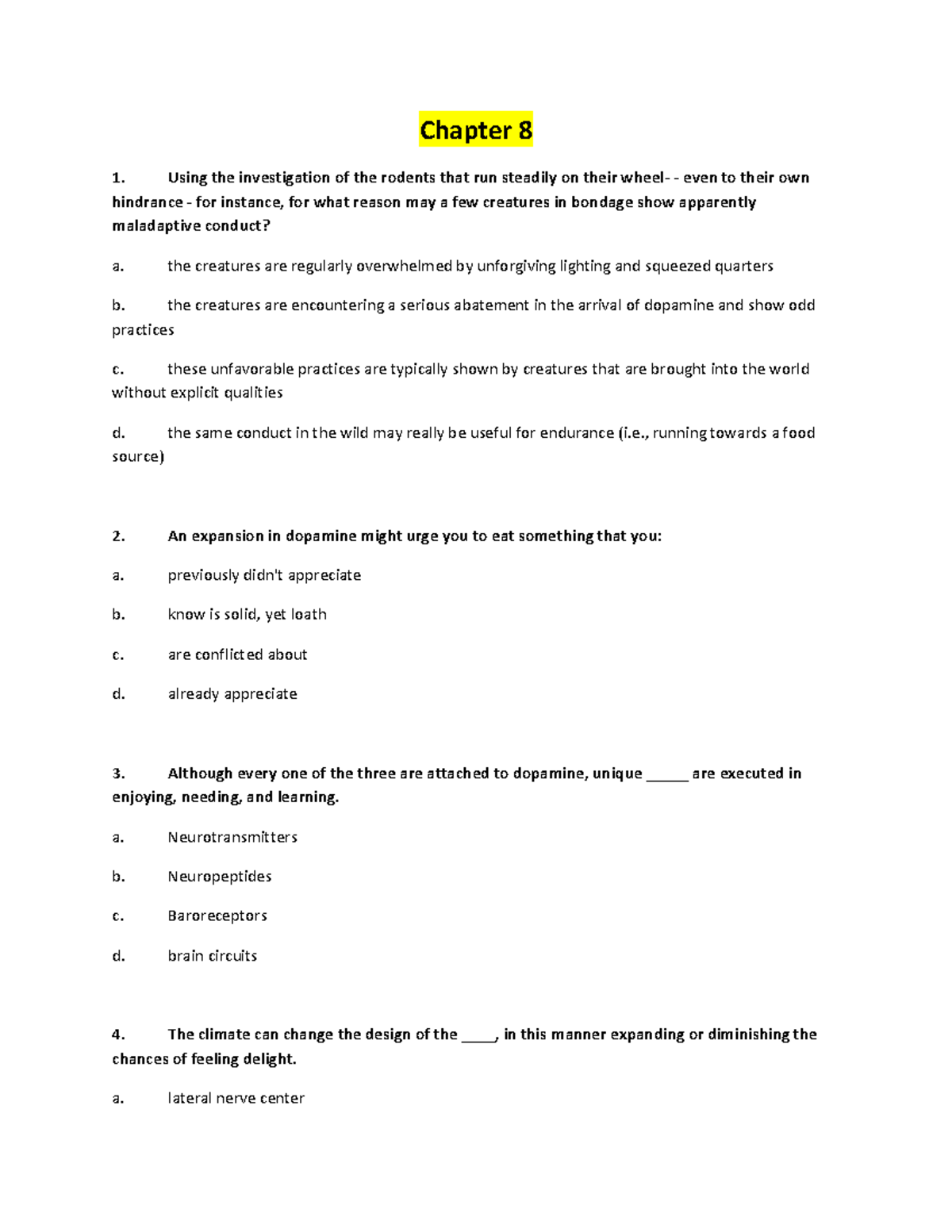 Unit 8 - This Are My Quizzes For Biological Psychology. Enjoy ...