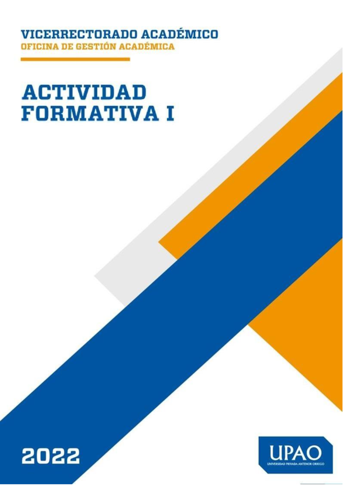 Actividad Formativa Semana 4 - ACTIVIDAD FORMATIVA I: INDUCCION A LA ...