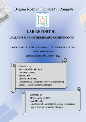 Diagnostic of computer - Computer and Information systems - Studocu
