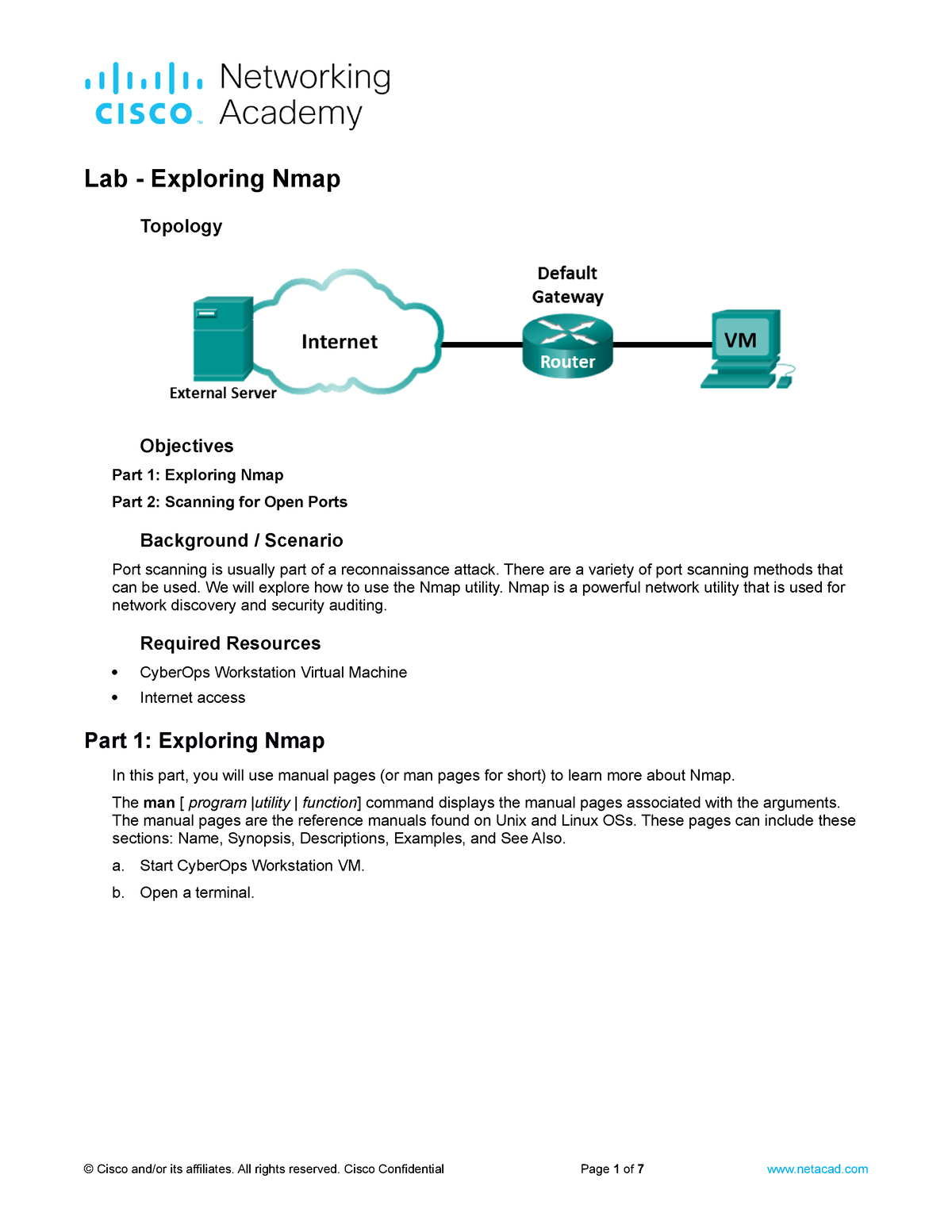 4 5 2 10 Lab Exploring Nmap Topology Objectives Part 1 Exploring   Thumb 1200 1553 