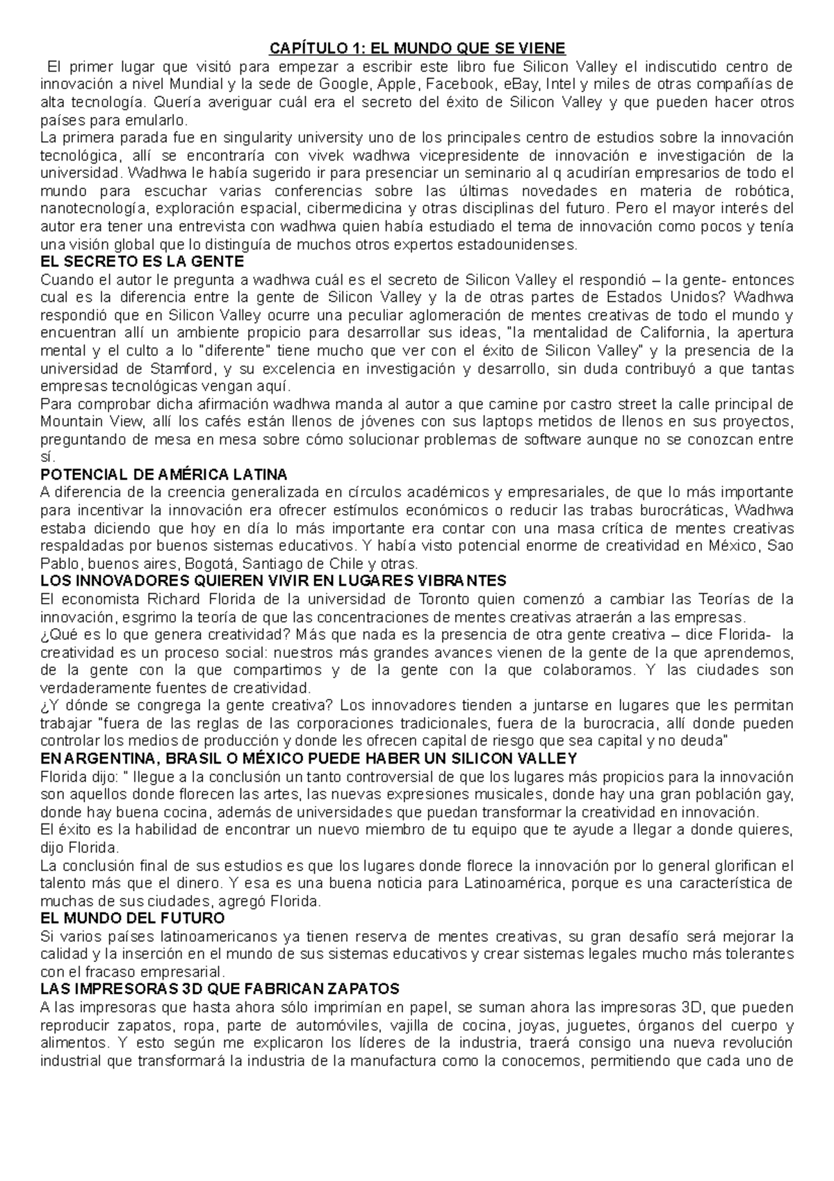 261177338 Crear O Morir Resumen Libro Electronica 1 Amplificadores Studocu