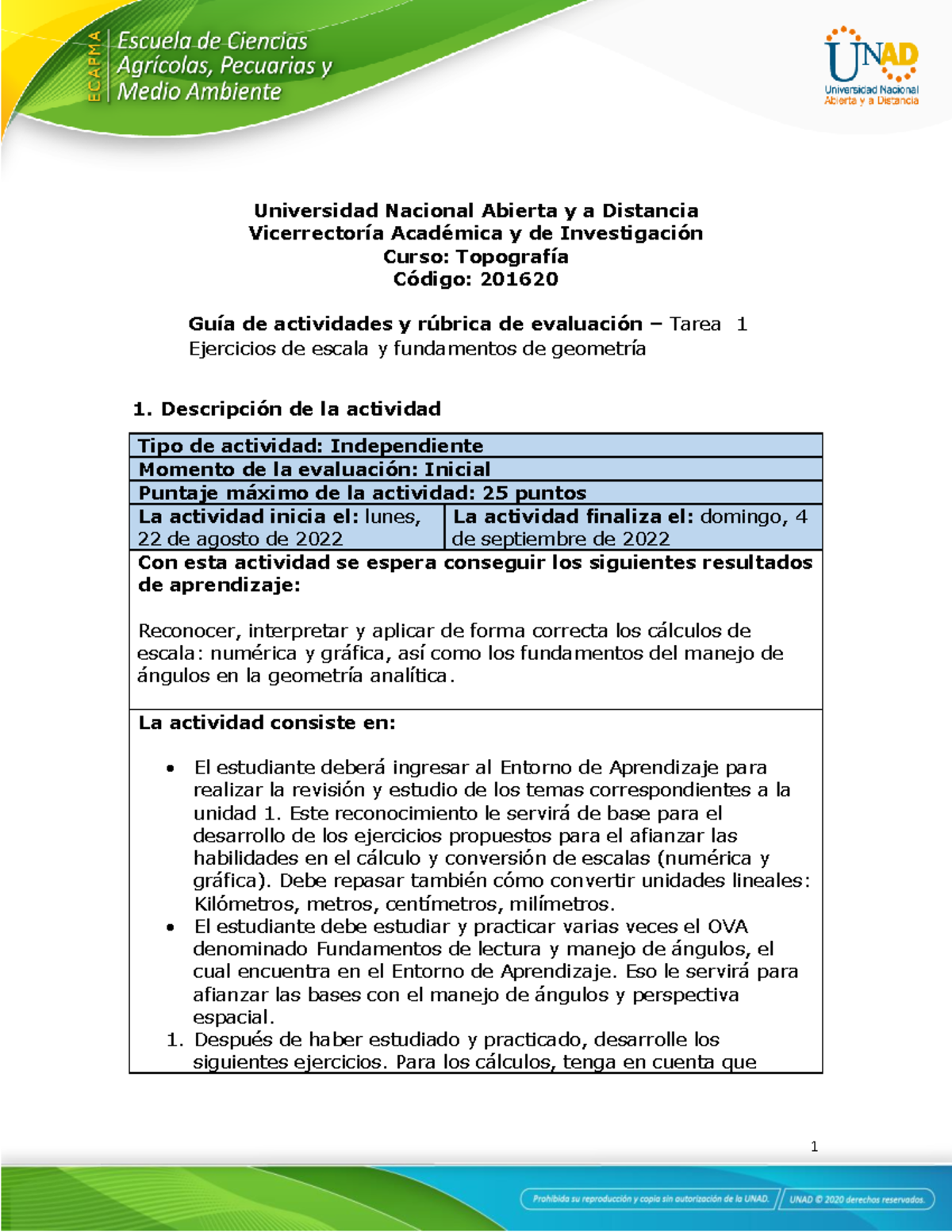 Guia De Actividades Y Rúbrica De Evaluación - Unidad 1 - Tarea 1 ...