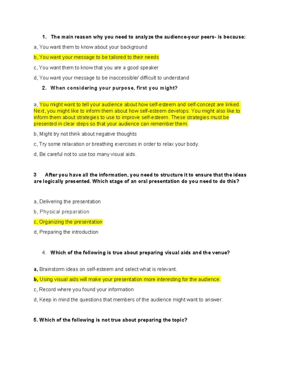Quiz Questions and Answers LLE 2 - The main reason why you need to ...