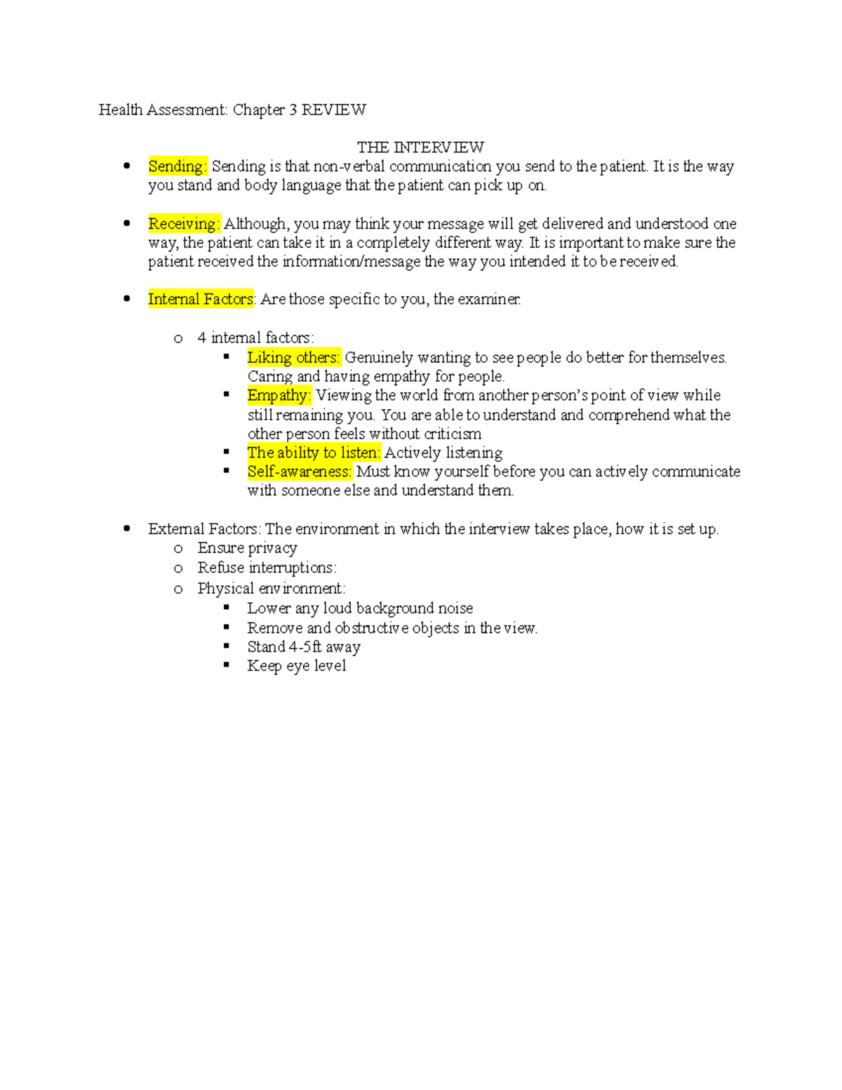 Chapter 3 Health Review Answers - Verified Academic Solutions