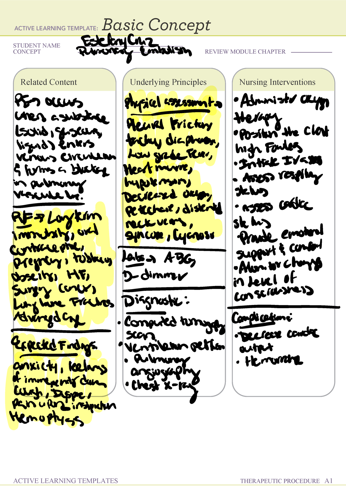 Note Sep 12, 2023 - Ati Template - STUDENT NAME CONCEPT REVIEW MODULE ...