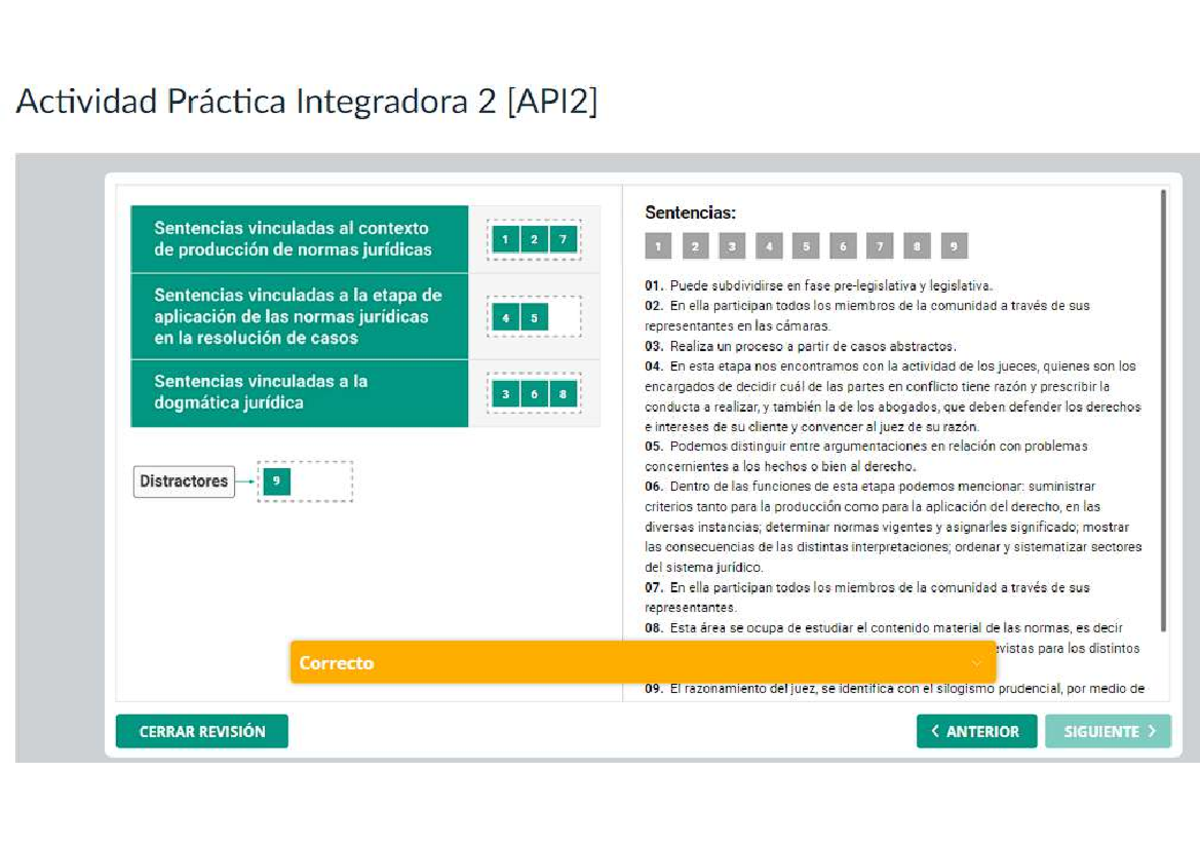 Teoría de la Argumentación Jurídica - Actividad Práctica Integradora 2 ...