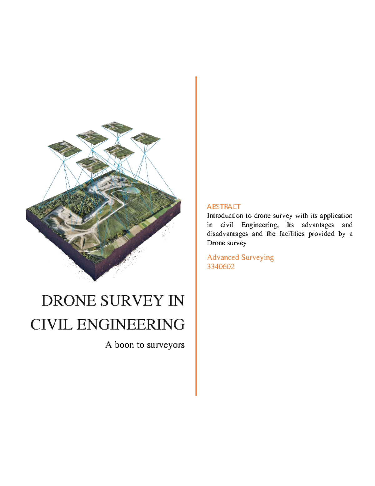 Drone Survey - DRONE SURVEY IN CIVIL ENGINEERING A boon to surveyors ...
