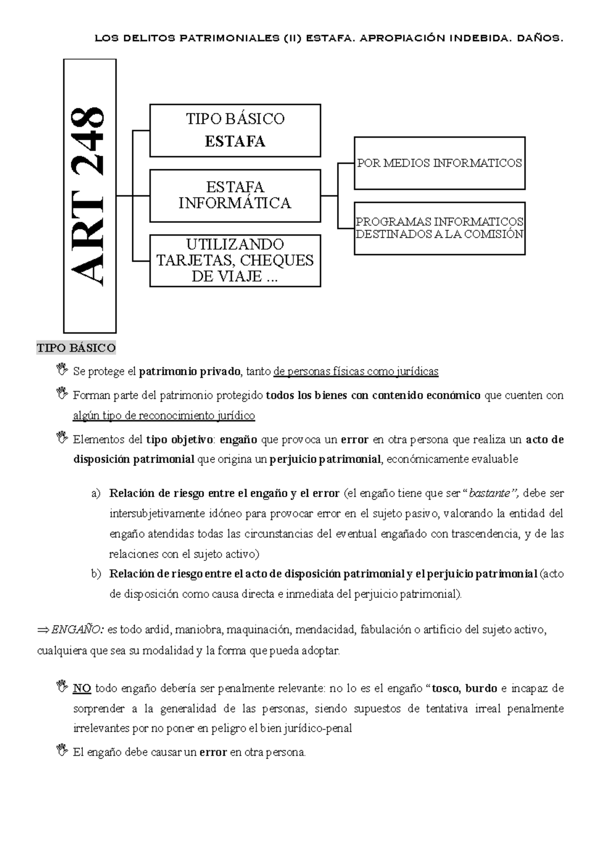 TEMA 11 - TEMA 11 DE DERECHO PENAL ESQUEMATIZADO Y ARTICULOS ...