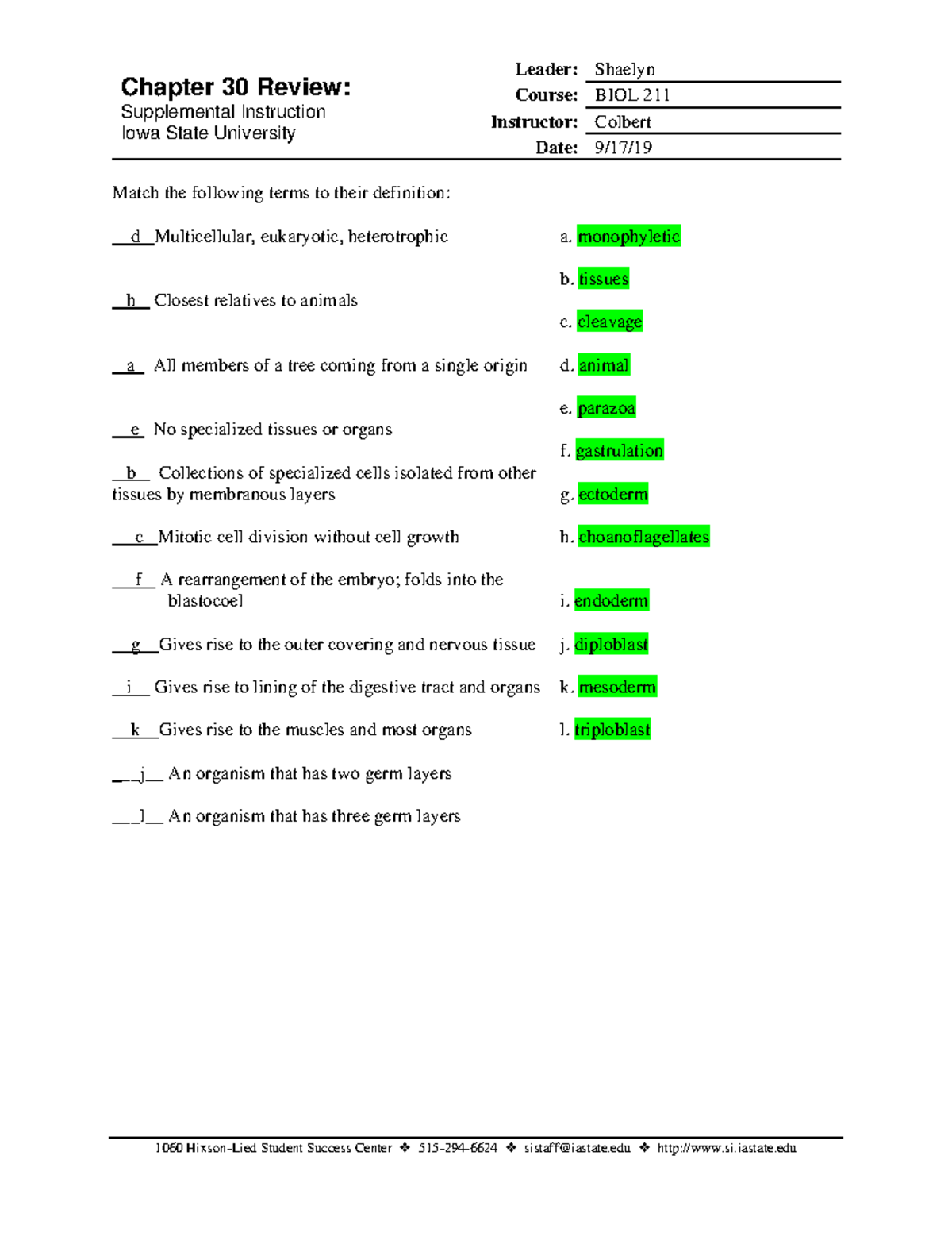Ch 30 vocab - PRACTICE KEY - 1060 Hixson-Lied Student Success Center ...