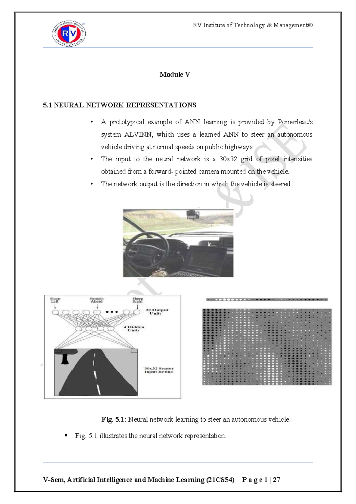 Module 5- Notes - AIML Mod 5 - Module V 5 NEURAL NETWORK ...