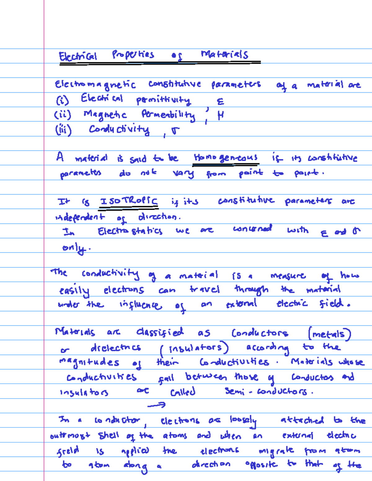 6 Electrical Properties of materials - digital signal processing - Studocu