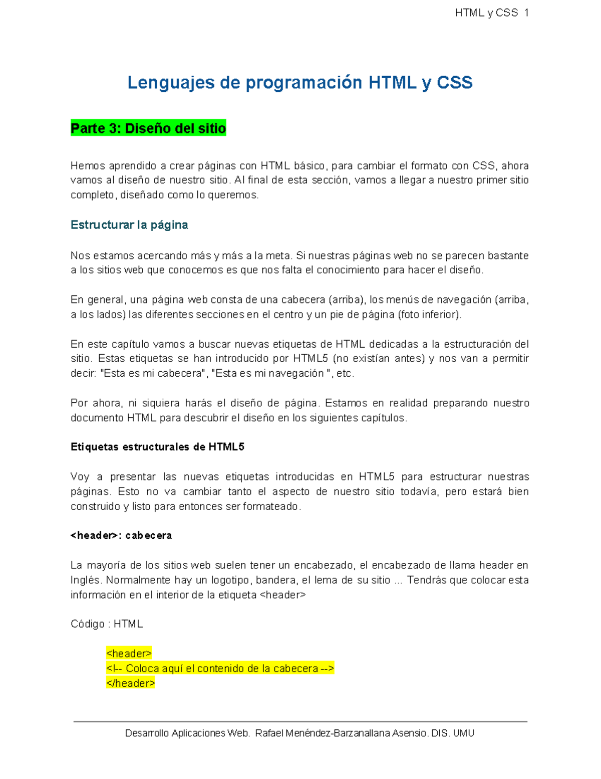 Lenguaje de programacion HTML 3 dsfgwrev 3rrv wefv - Lenguajes de ...