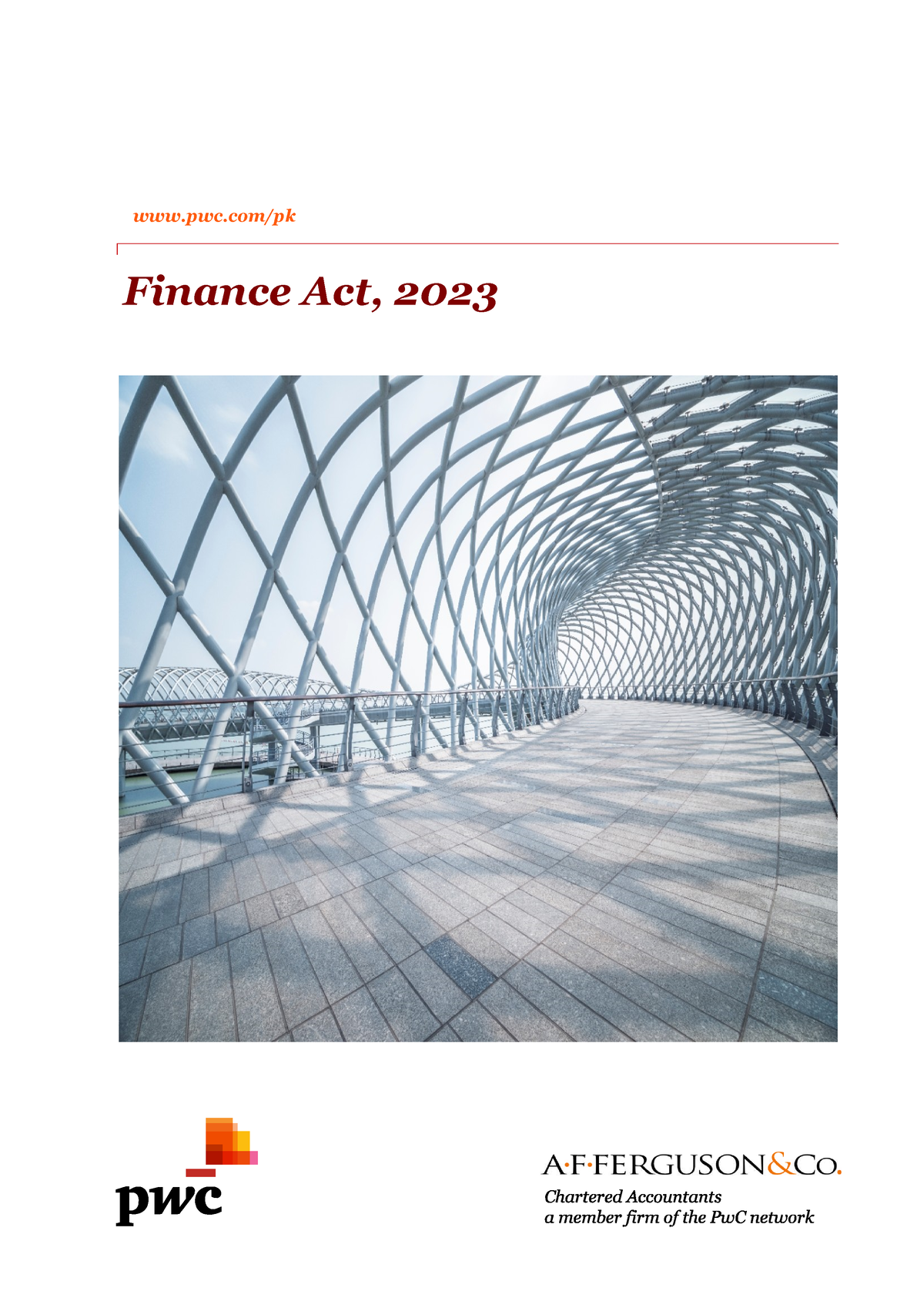 Tax Memorandum on the Finance Act 2023 pwc/pk A. F. FERGUSON & CO