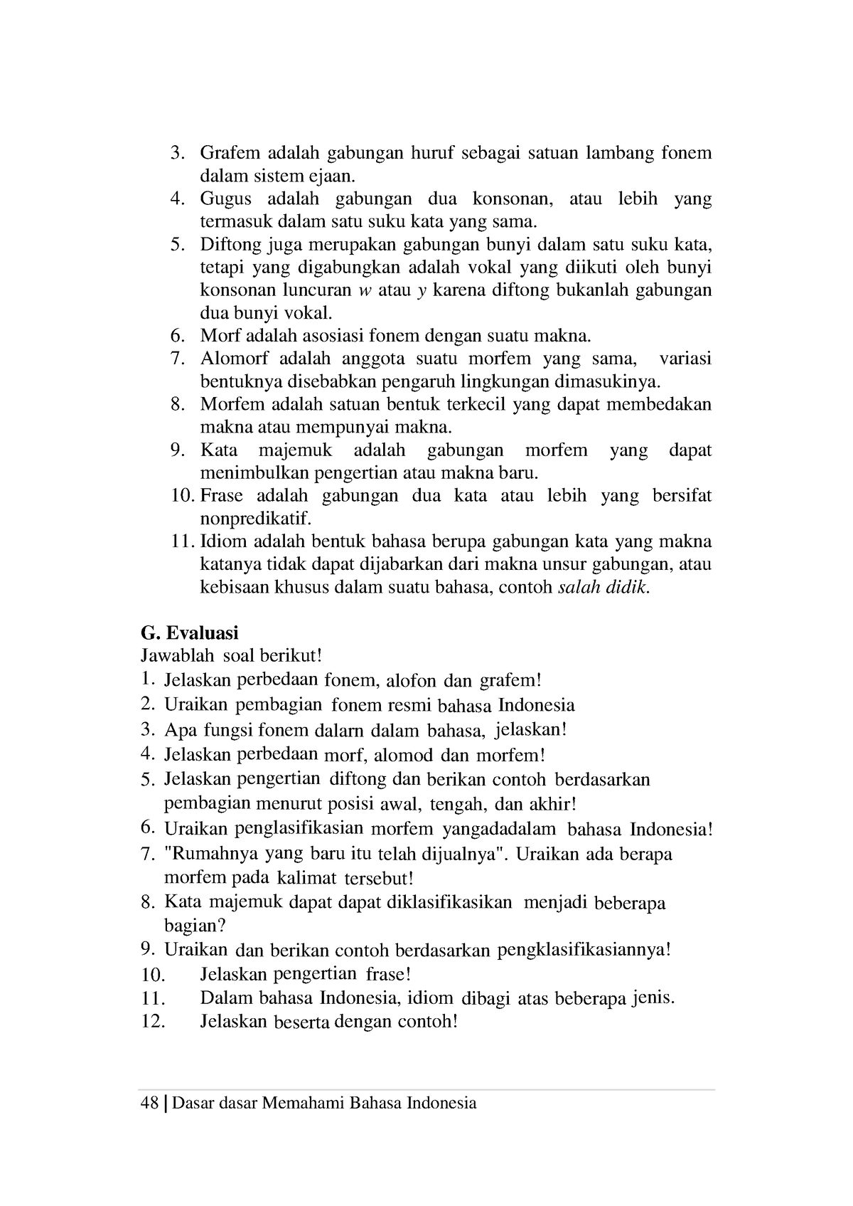 Dasa Dasar Memahami Bahasa Indonesia Pdf-55 - 48 | Dasar Dasar Memahami ...