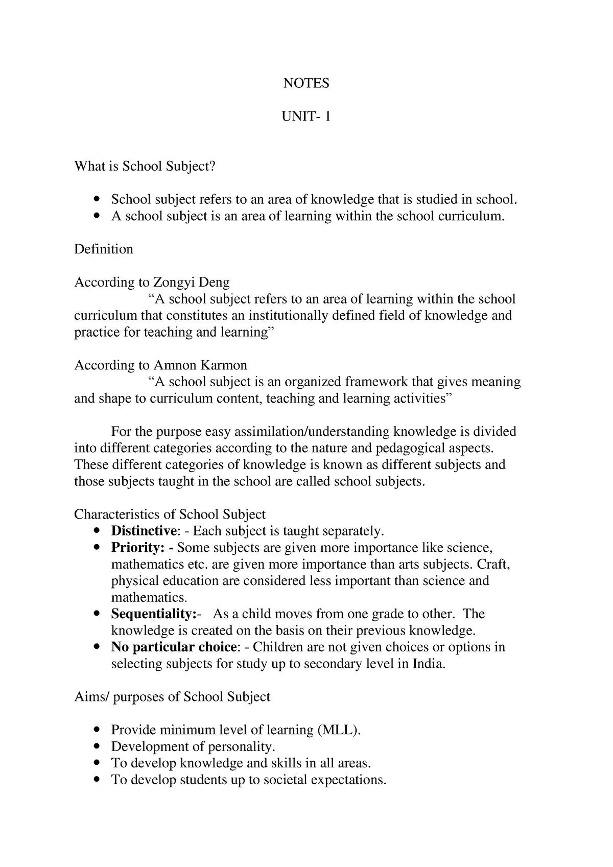 unit-1-class-1-notes-unit-1-what-is-school-subject-school-subject