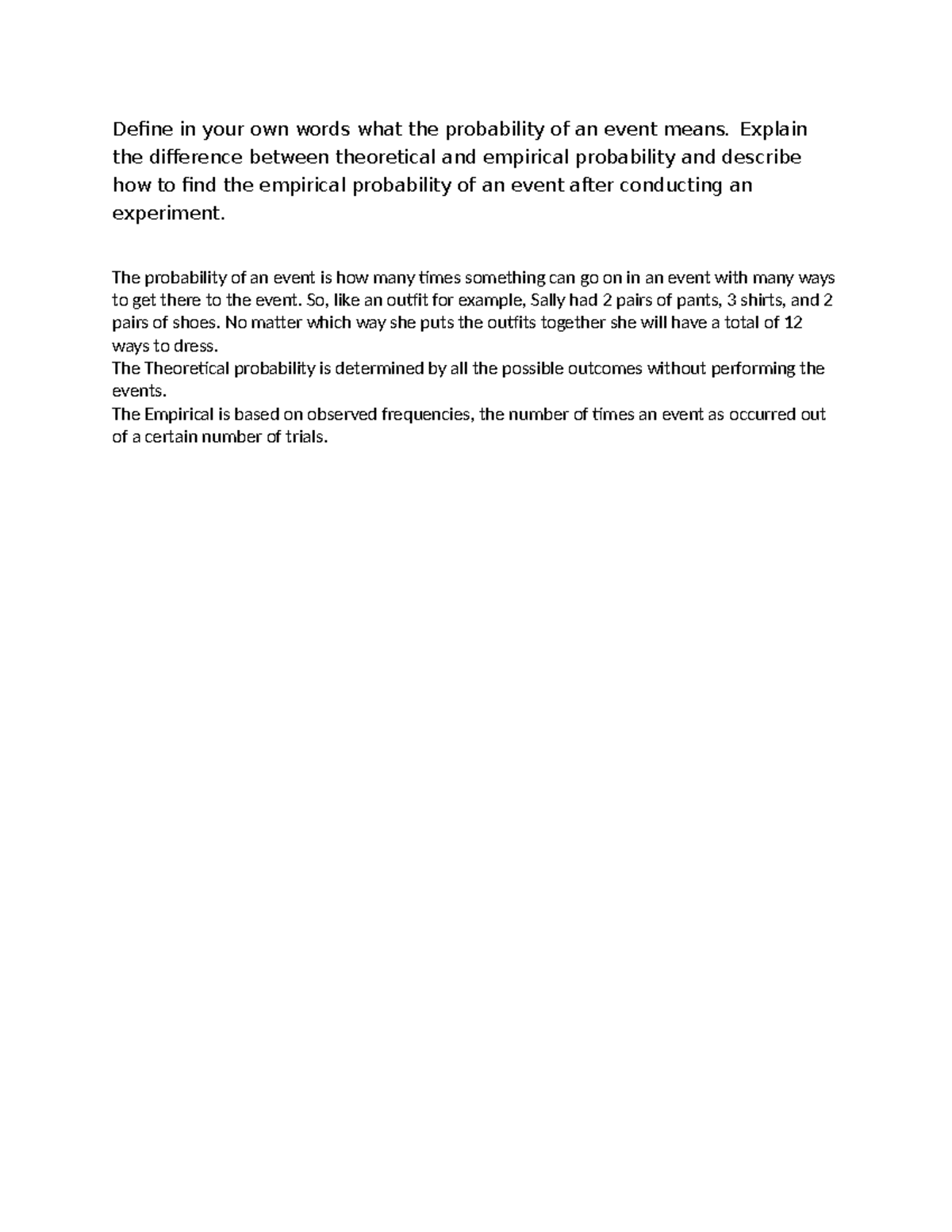 Topic 5 dq 1 math 151 math Define in your own words what the