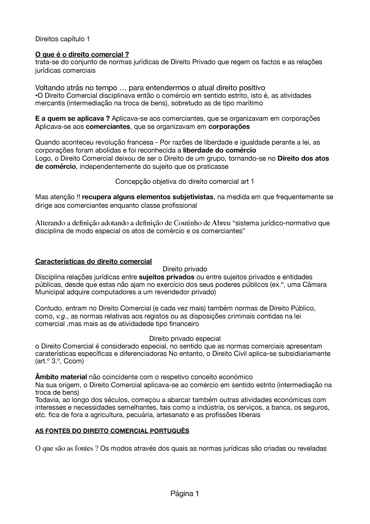 Direito Comercial Direitos Capítulo 1 O Que é O Direito Comercial Trata Se Do Conjunto De 4163