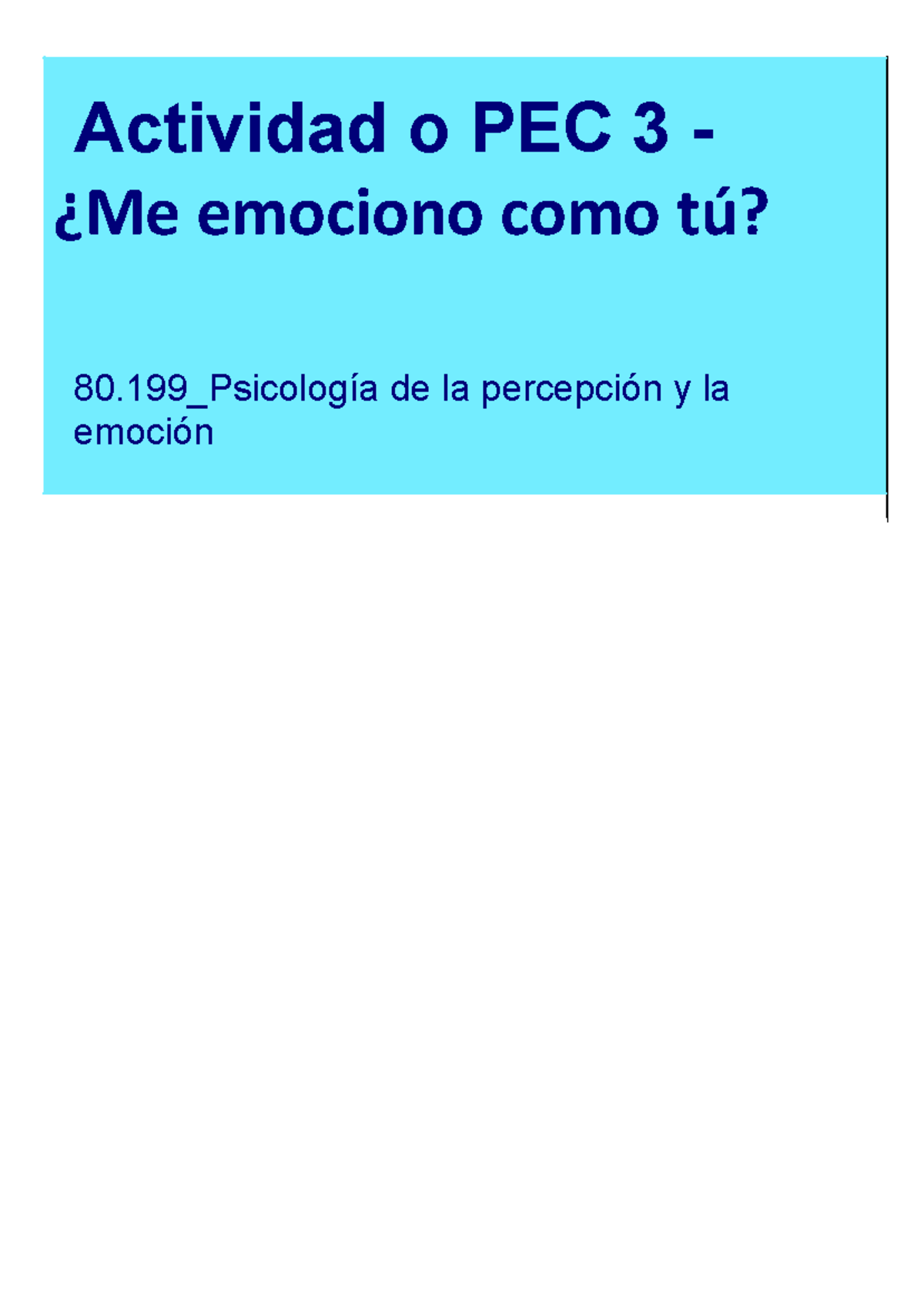 PEC3 IB enunciados - PEC 3 en castellano - Actividad o PEC 3 - ¿Me ...