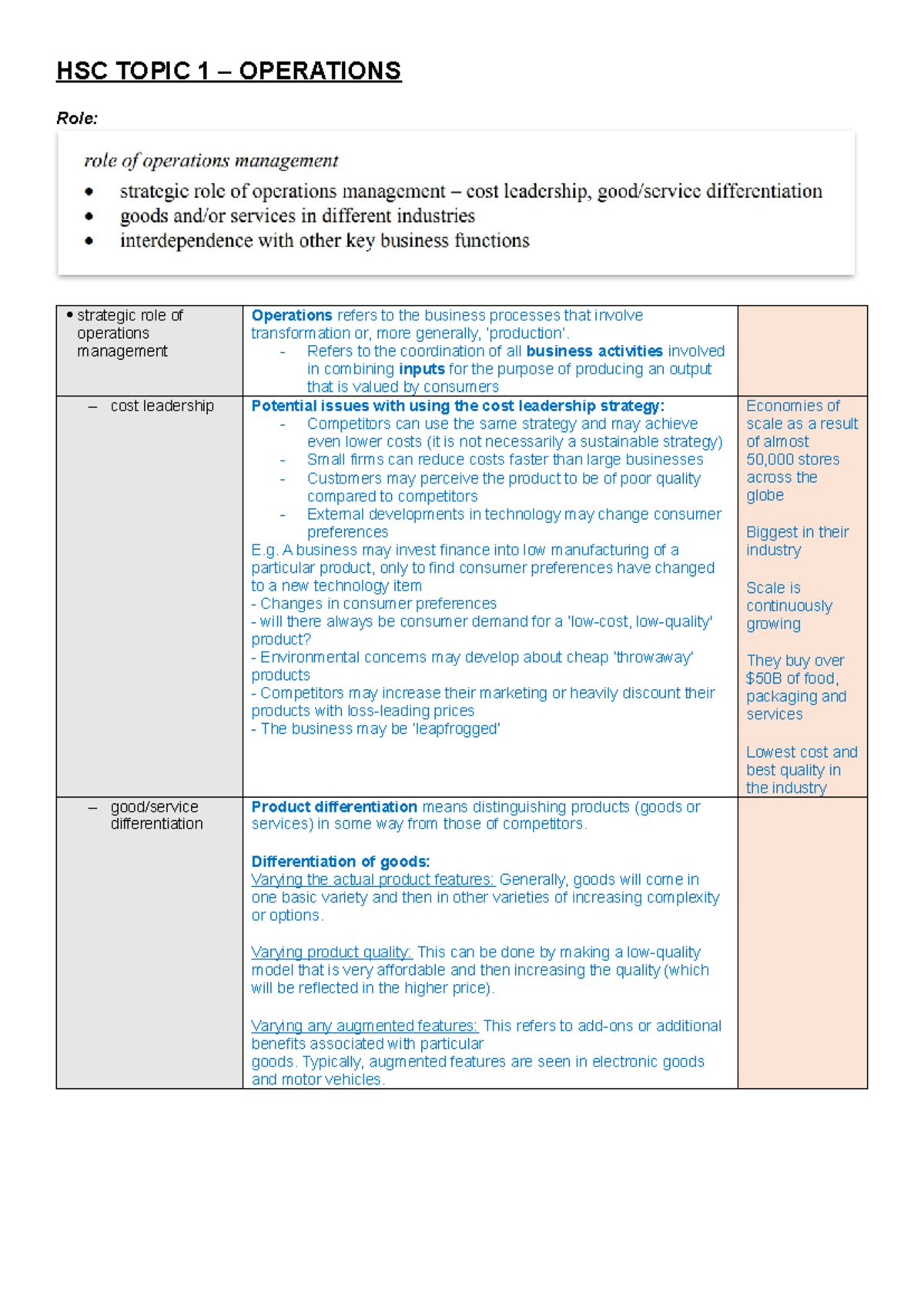 2. HSC Topic 1 Operations - Syllabus Based Study Note Template - HSC ...