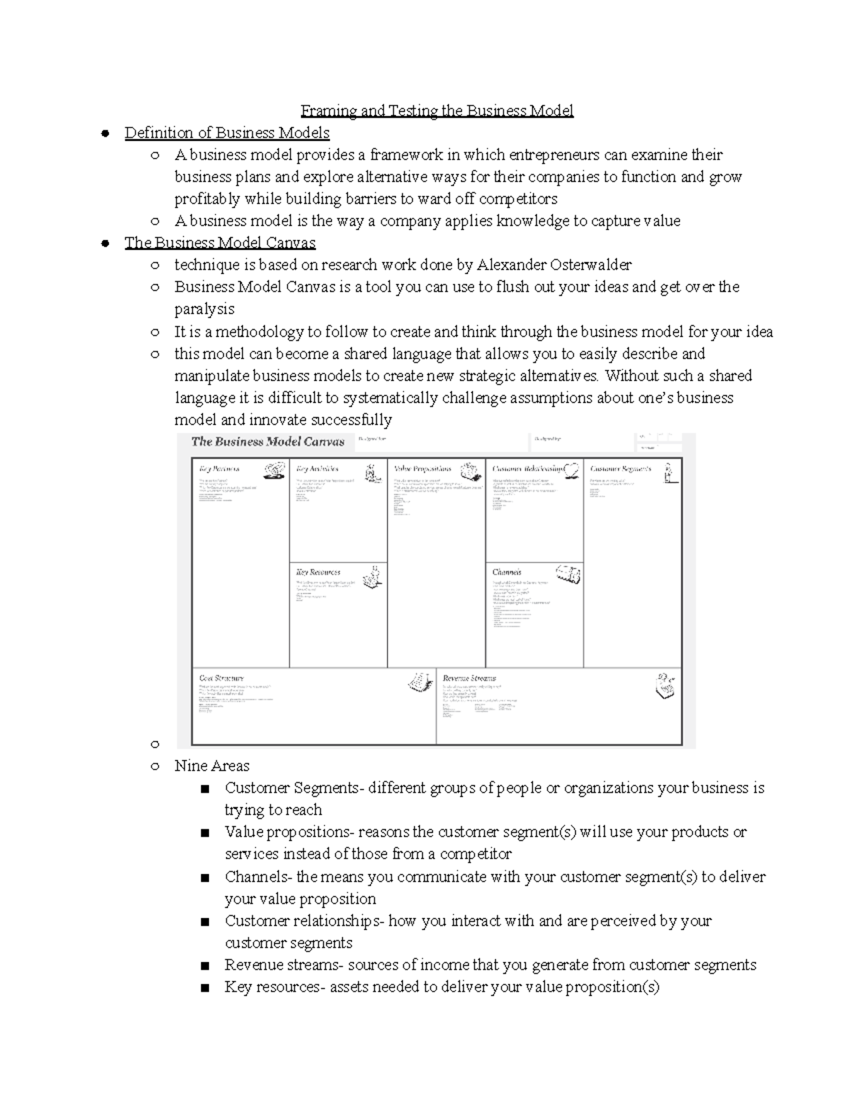 chapter-3-notes-lecture-framing-and-testing-the-business-model