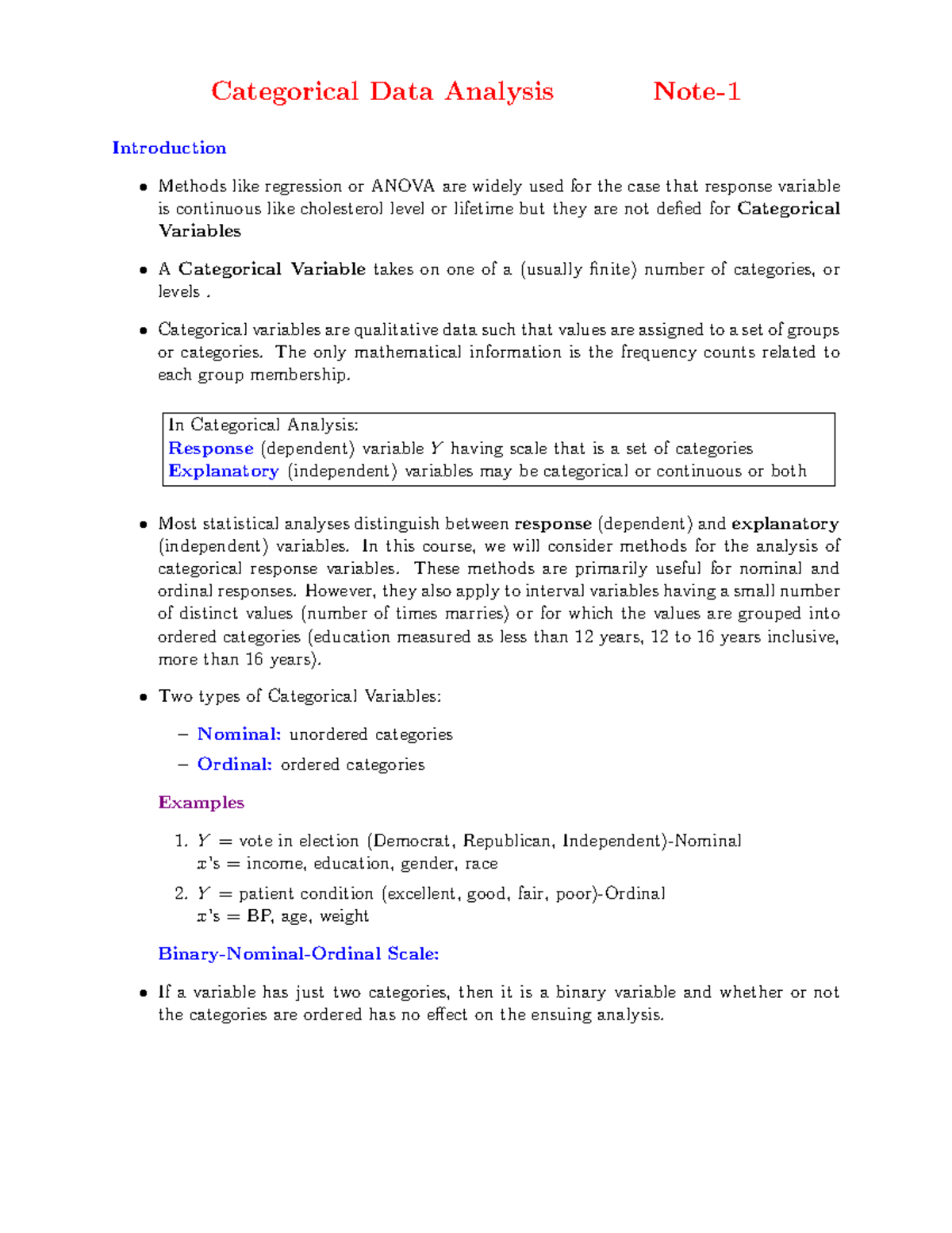 Note-1-2382 - practice - Categorical Data Analysis Note- Introduction ...