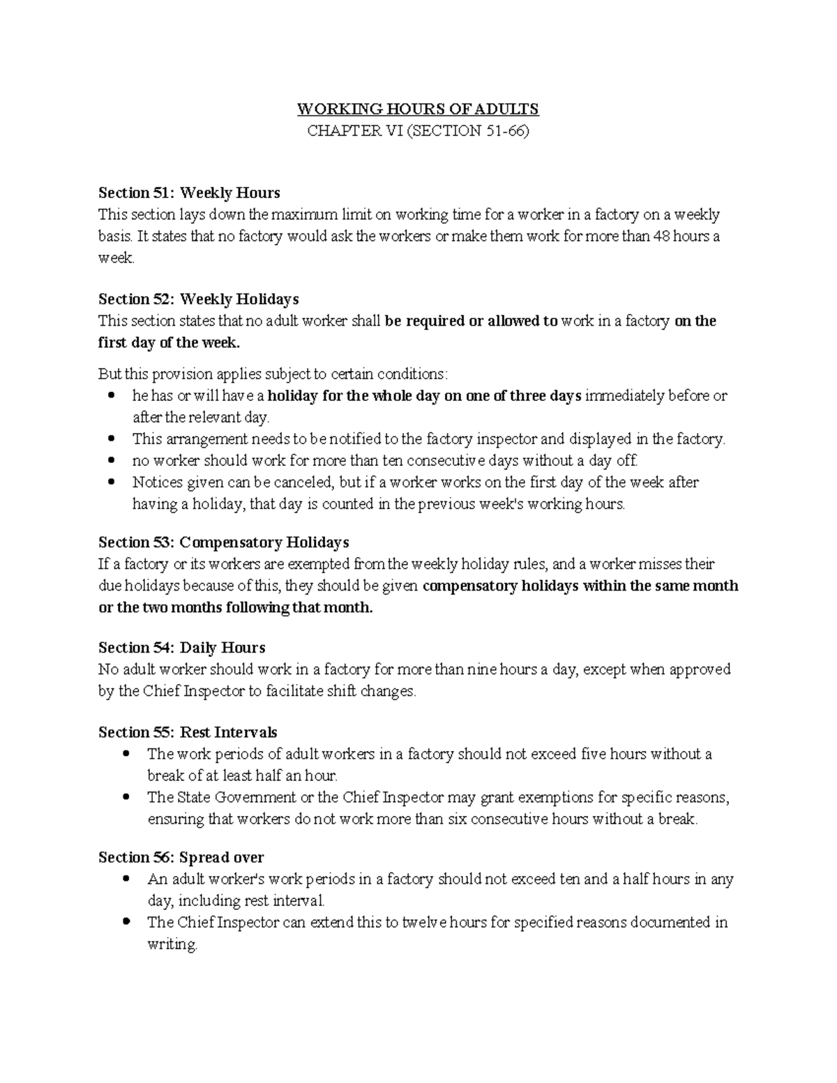 New Microsoft Word Document - WORKING HOURS OF ADULTS CHAPTER VI ...