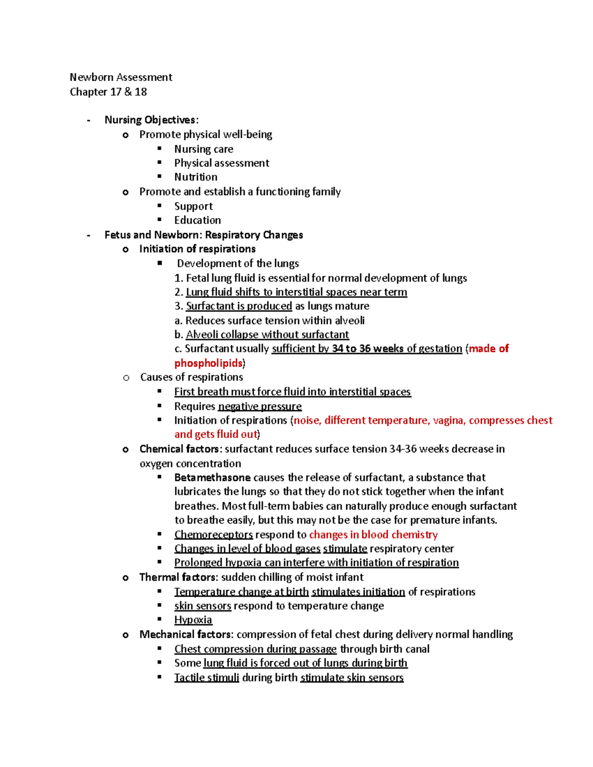 Lecture 2 Newborn Assessment Newborn Assessment Chapter 17 18 Lecture 2 Newborn Assessment Newborn Assessment Chapter 17 18