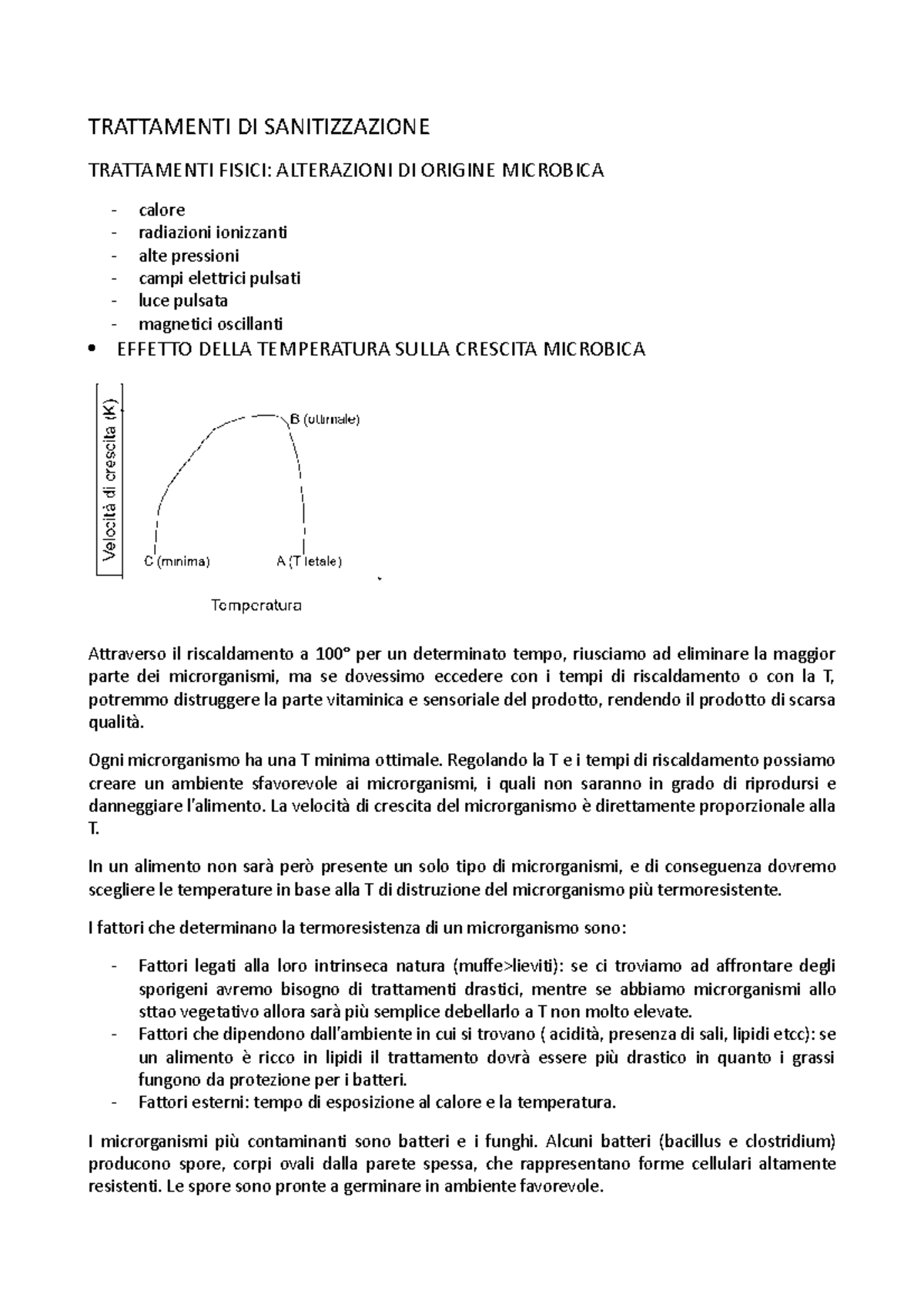 Trattamenti DI Sanitizzazione - TRATTAMENTI DI SANITIZZAZIONE ...