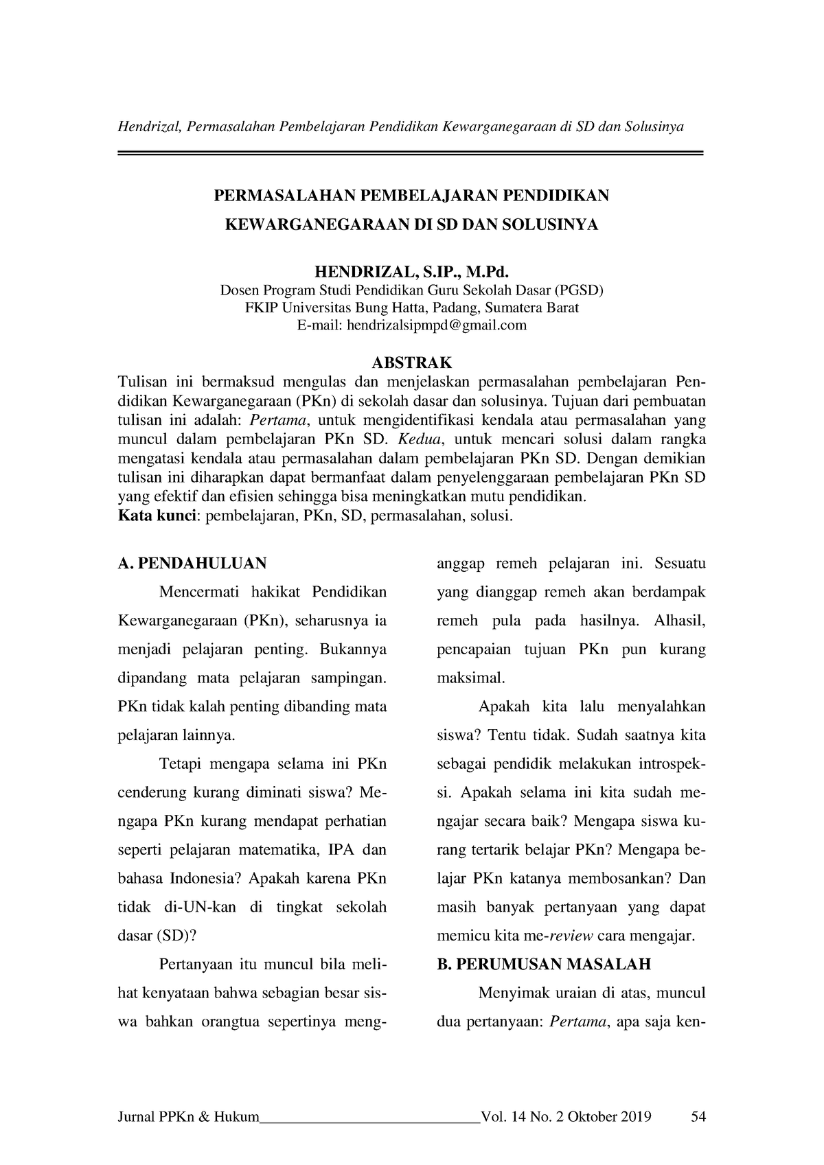 Pemahaman Pendidikan - PERMASALAHAN PEMBELAJARAN PENDIDIKAN