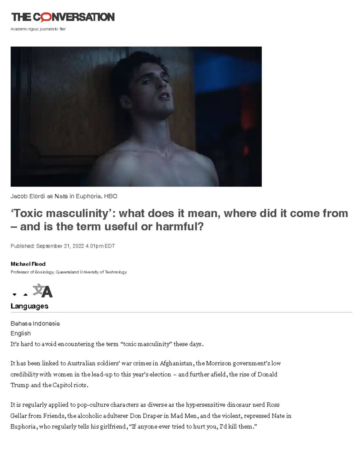 'Toxic masculinity' what does it mean, where did it come from – and is ...