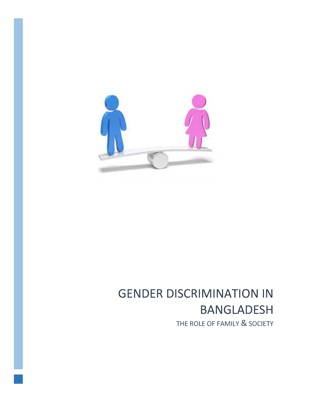 assignment on gender discrimination in bangladesh