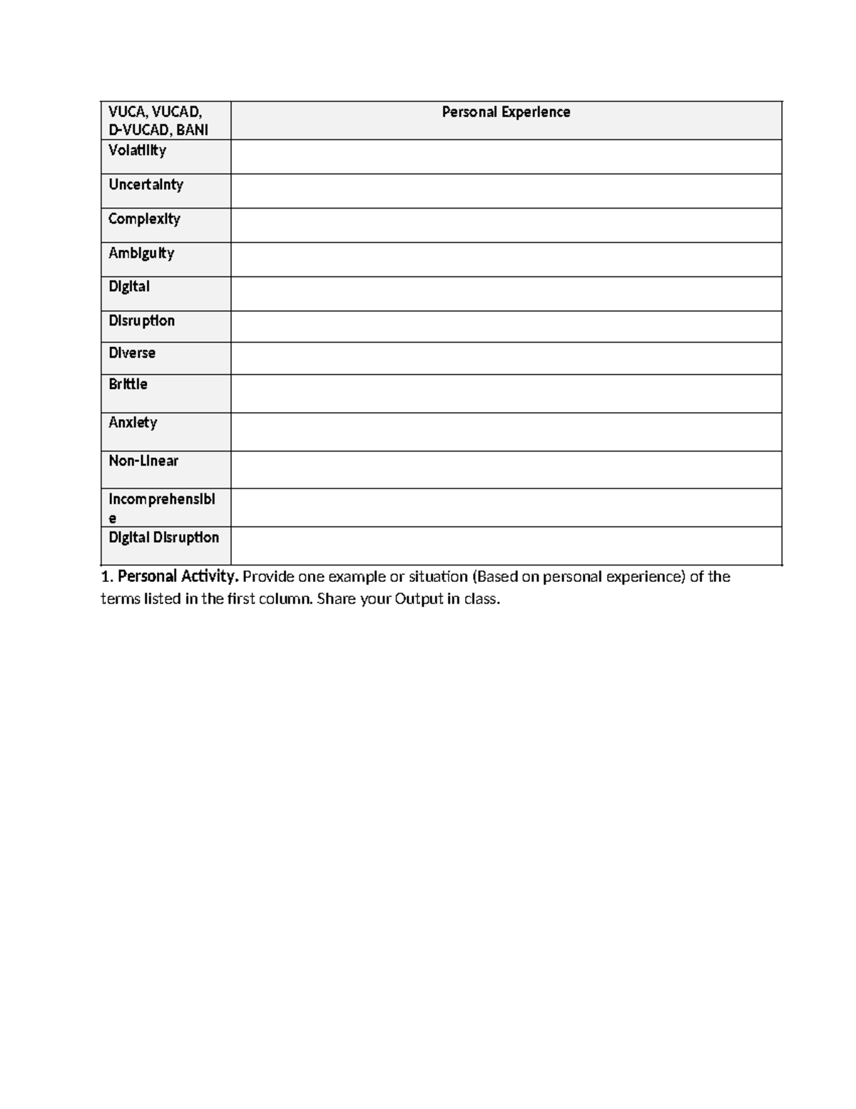 TCW-assignments - Environmental Engineering - VUCA, VUCAD, D-VUCAD ...