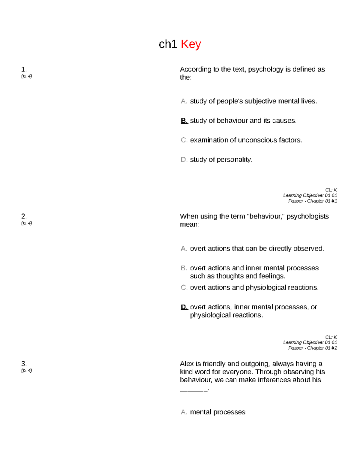 Chapter 1 - Full Final Exam Notes - Ch1 Key 1. (p. 4) According To The ...