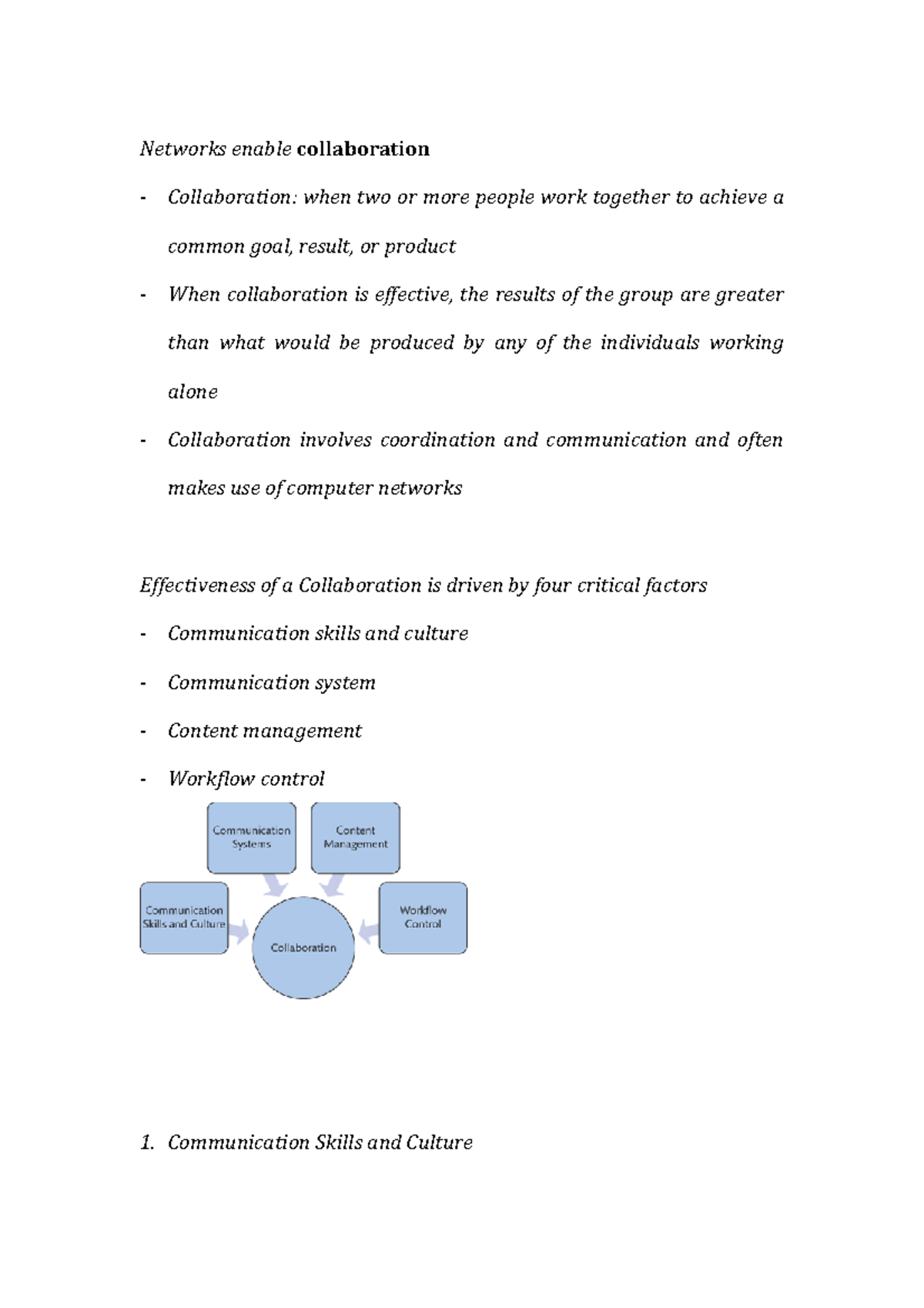 CS chapter 6 reading notes - CS1032 - UWO - Studocu