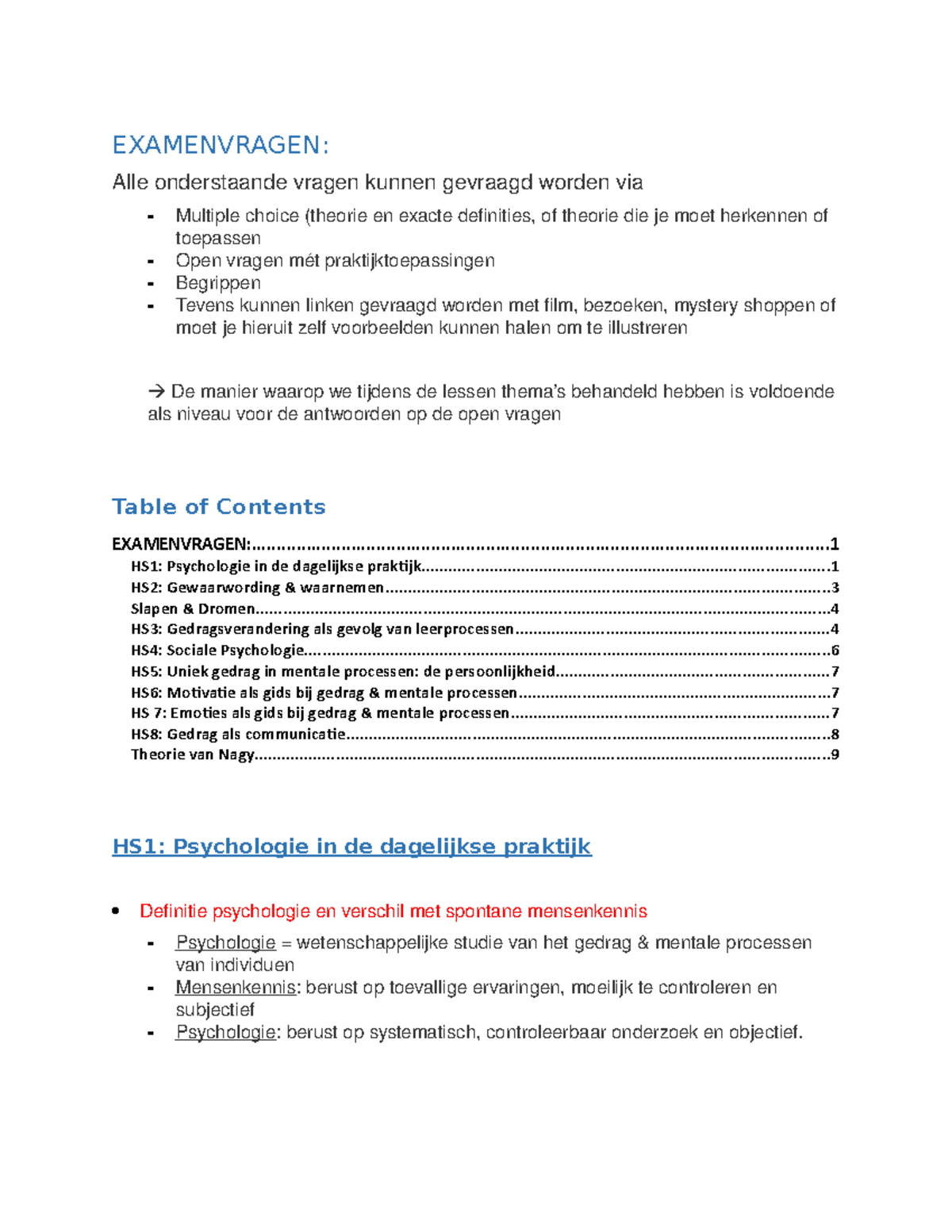 Samenvatting - Compleet - Samenvattingen & Nota's Uit De Lessen ...