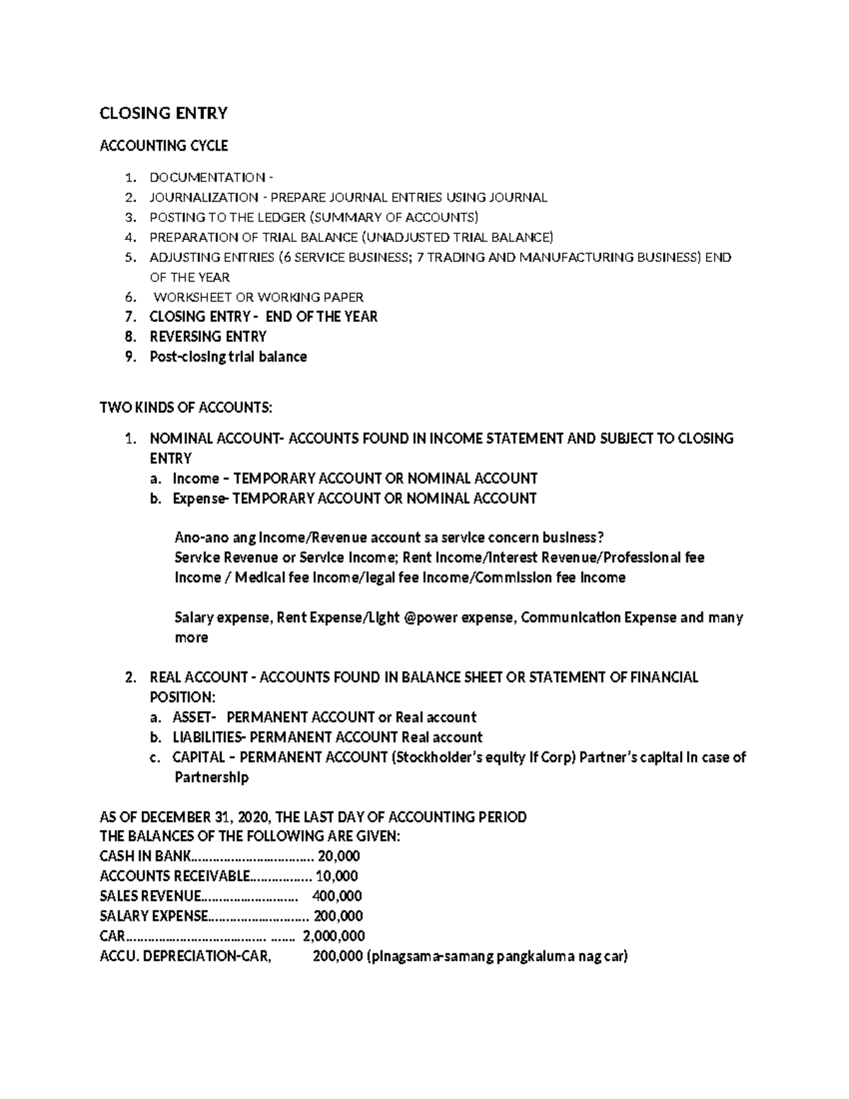 Closingentry 4 1055746792425314 - CLOSING ENTRY ACCOUNTING CYCLE 1 ...