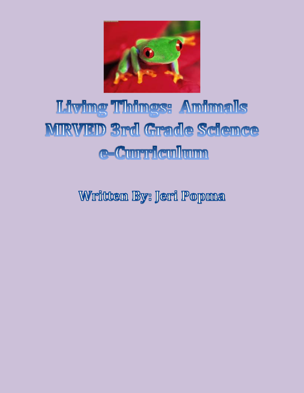 Animalsgrade - Idk - Table of Contents Standards Learning Targets What ...