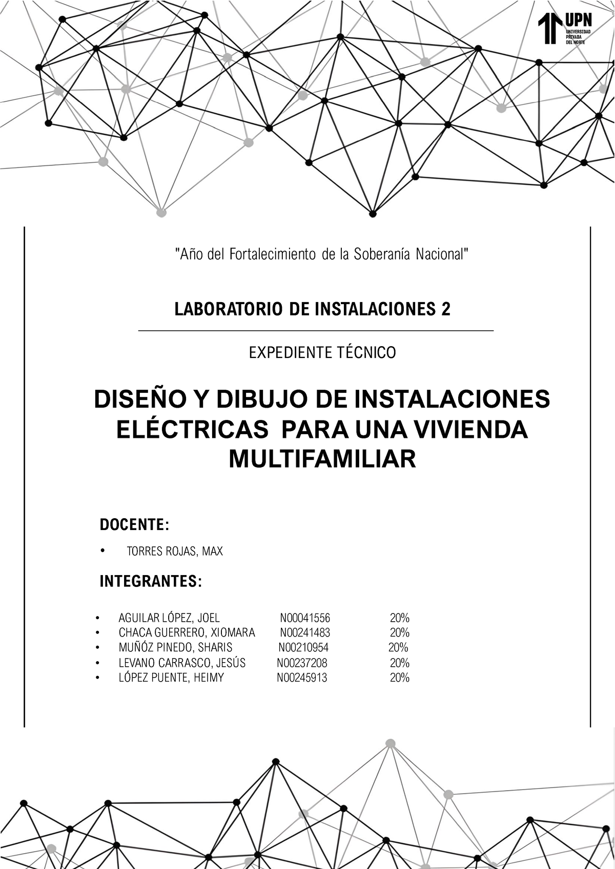 G7 DiseñO Y Dibujo DE Instalaciones ELÉ Ctricas PARA UNA Vivienda ...