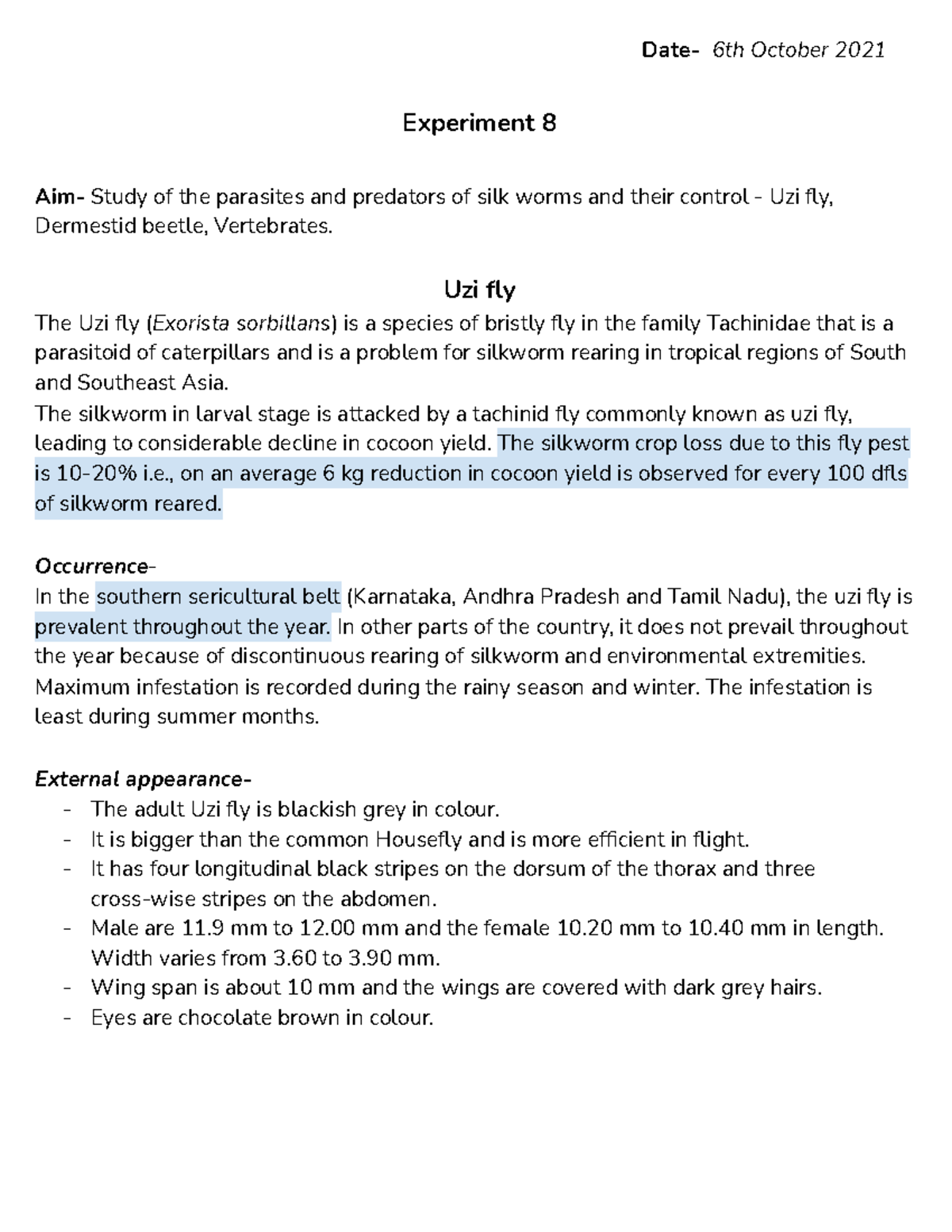 Experiment 8 This practical file contains exhaustive information on