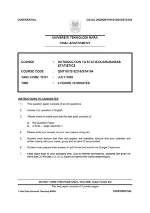 sta104 group assignment questionnaire