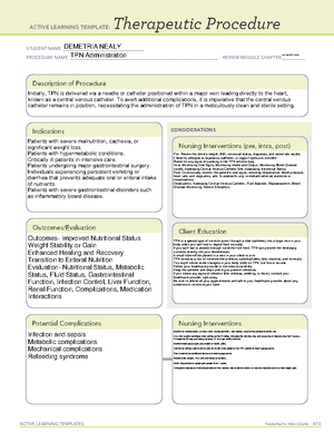 Allegic Rhinitis - coursework - ACTIVE LEARNING TEMPLATES TherapeuTic ...