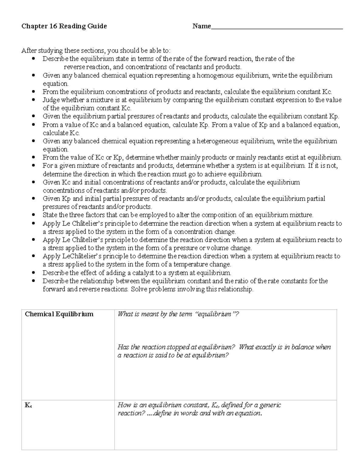 Chapter 16 Reading Guide - Chapter 16 Reading Guide Name After Studying ...