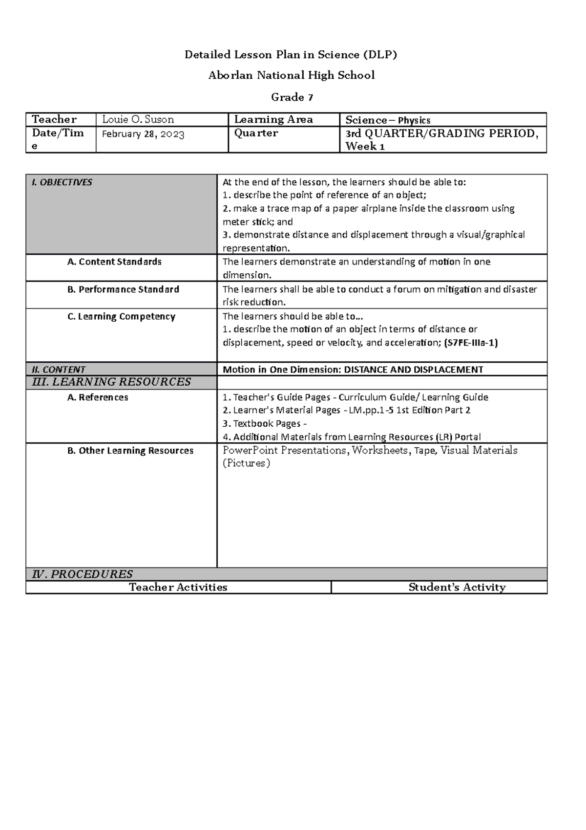 pt1-grade-7-distance-and-displacement-detailed-lesson-plan-in-science