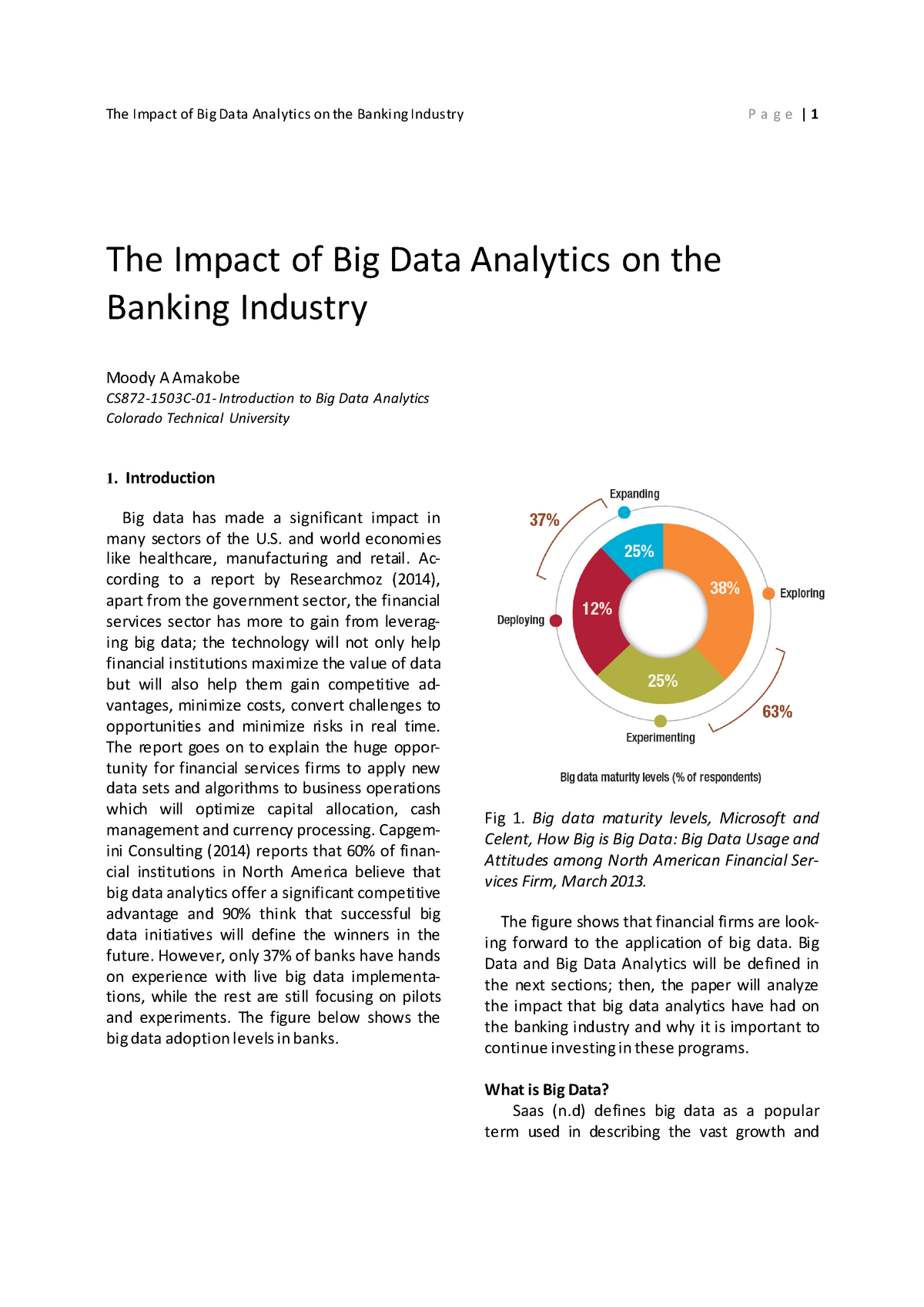 The Impact Of Big Data Analytics On The Banking Sector - The Impact Of ...