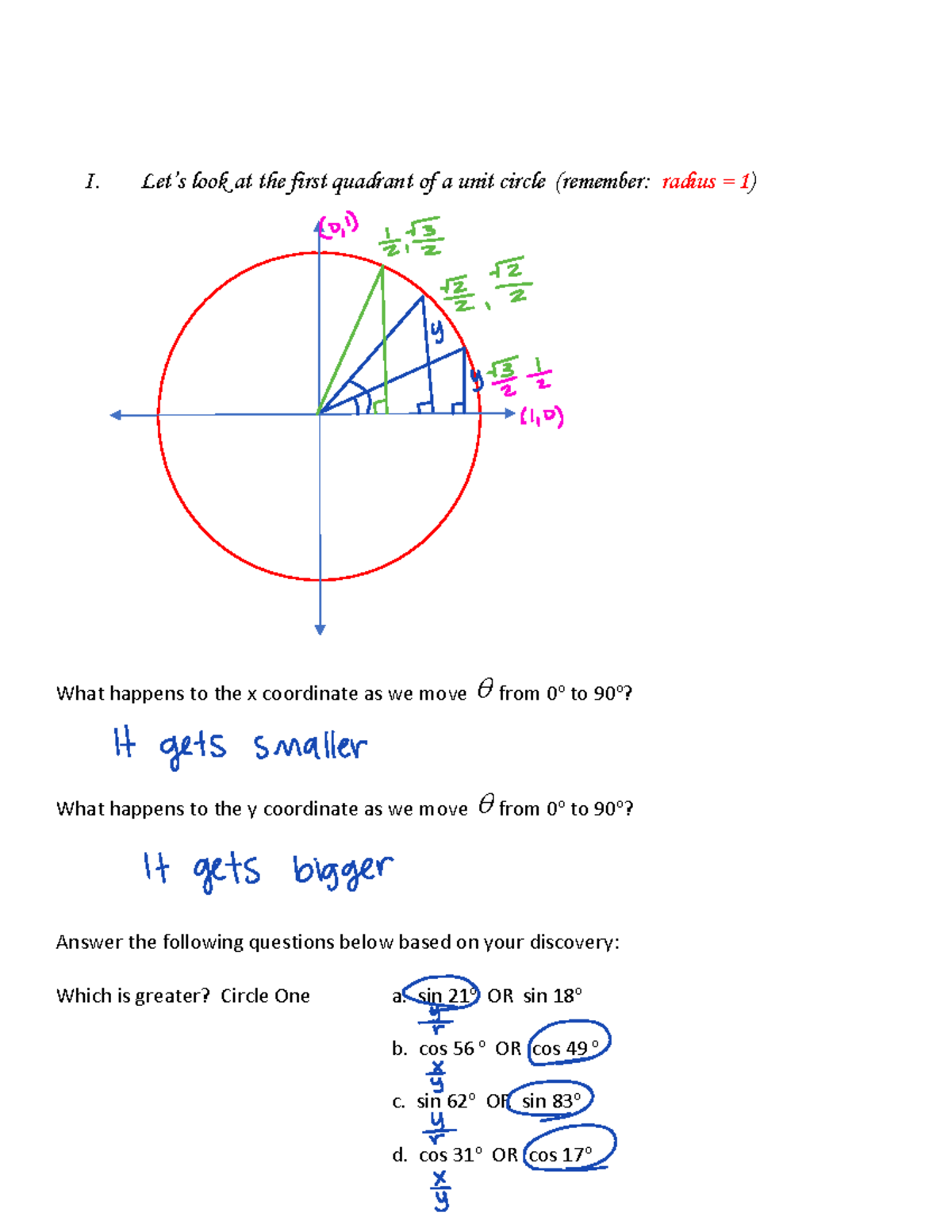 Chapter 2 Day 1 and 2 Notes - M408 – Advanced Trigonometry Name ...