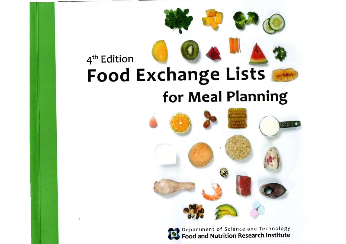 FEL 4th ed 2 1 - Food Exchange List - 4