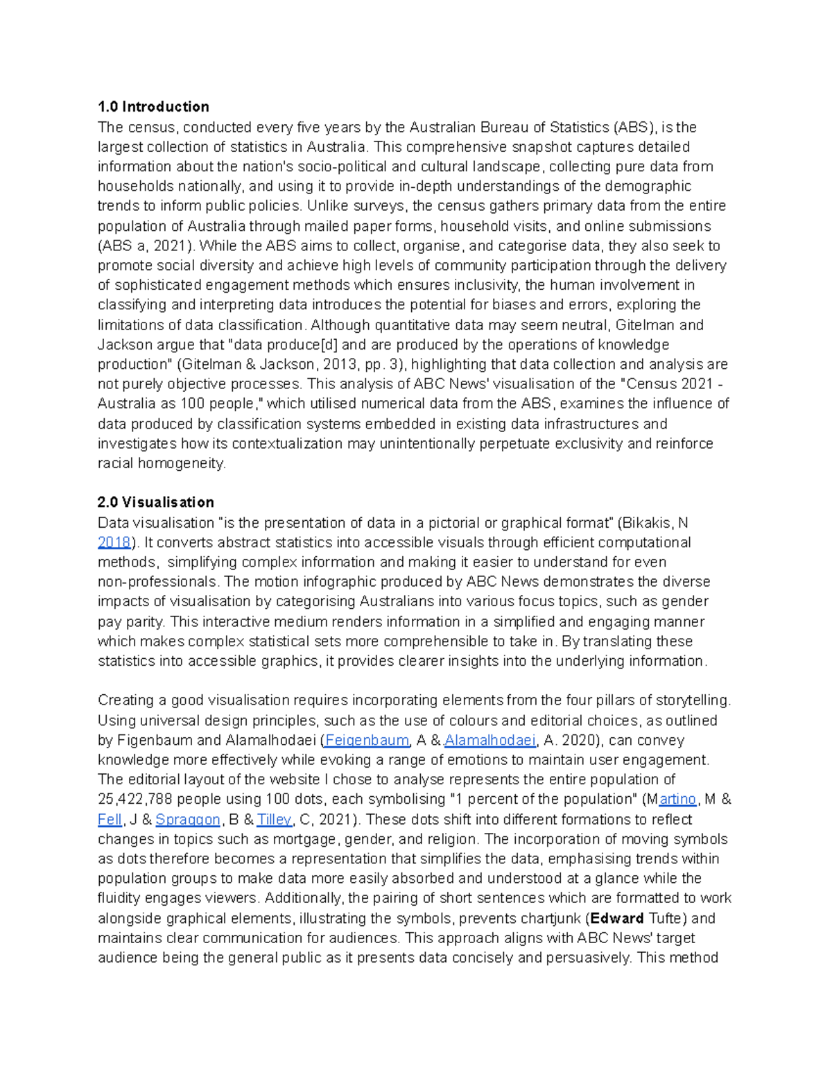 Working with data final - 1 Introduction The census, conducted every ...