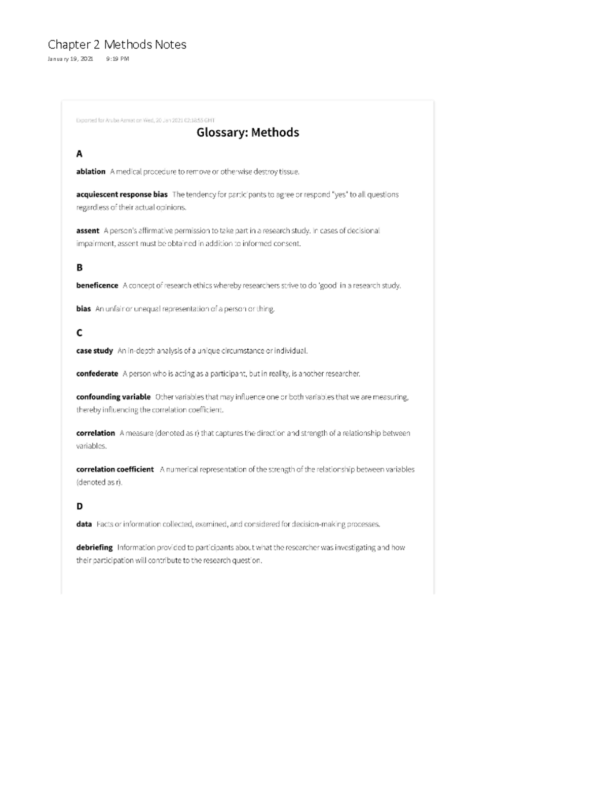 Chapter 2 psych lecture notes using top hat textbook ŚĂƉƚĞƌ Ϯ