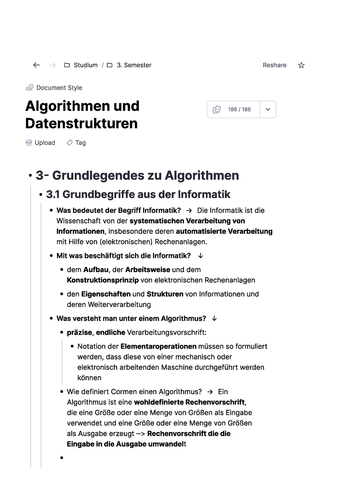 Algorithmen Und Datenstrukturen - Algorithmen & Datenstrukturen - Studocu